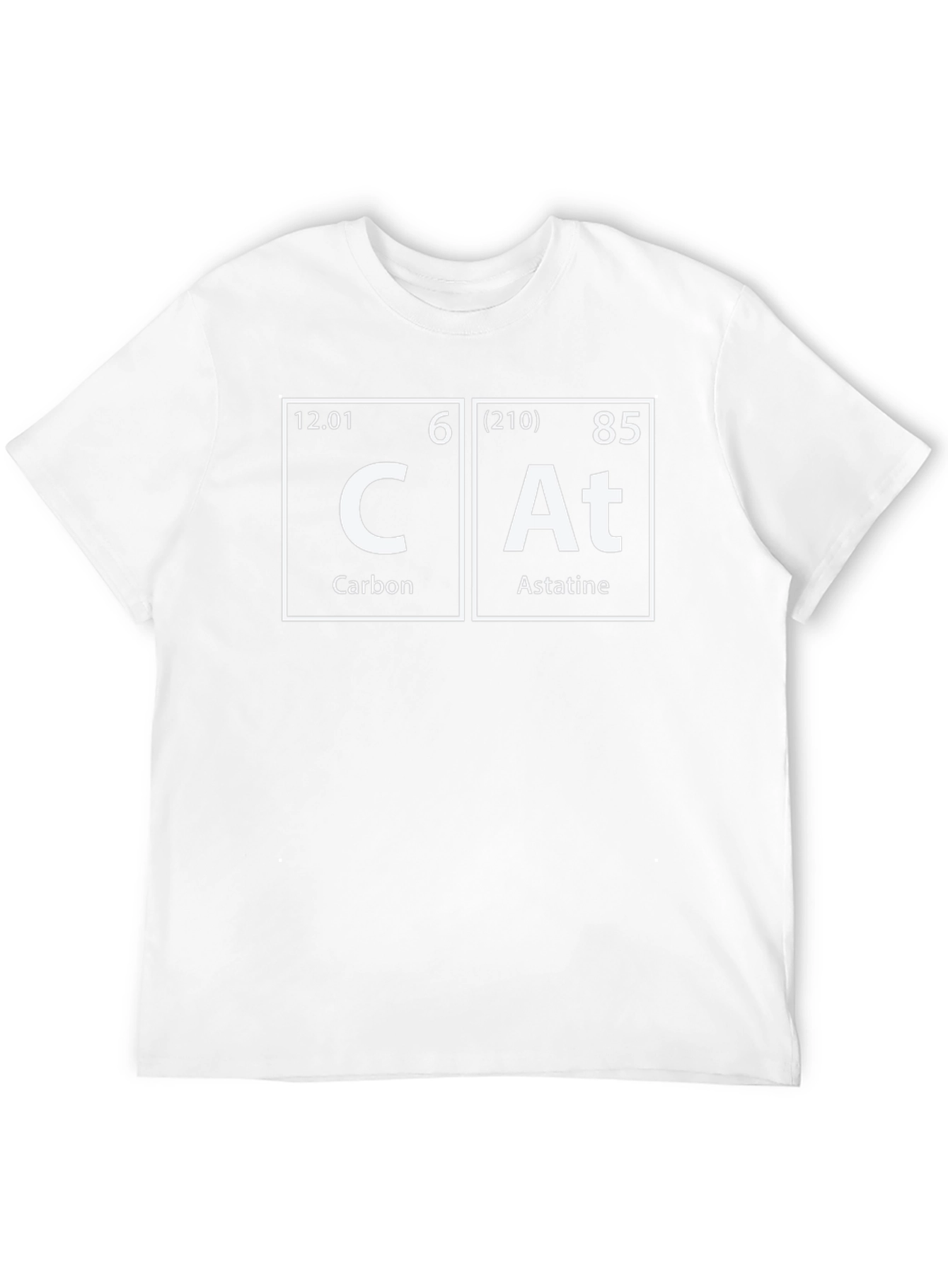 Black Periodic Table CAT T-Shirt view 12