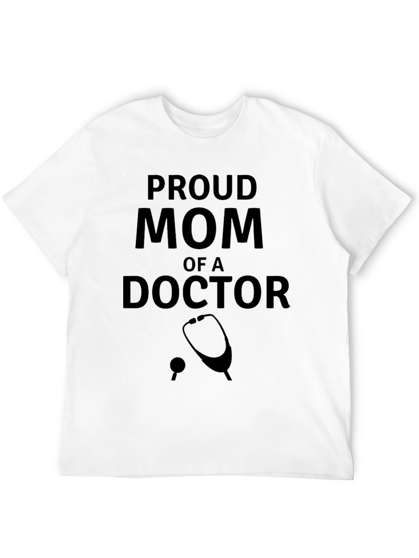 Black Proud Mom of a Doctor T-Shirt - Gift Idea view 12