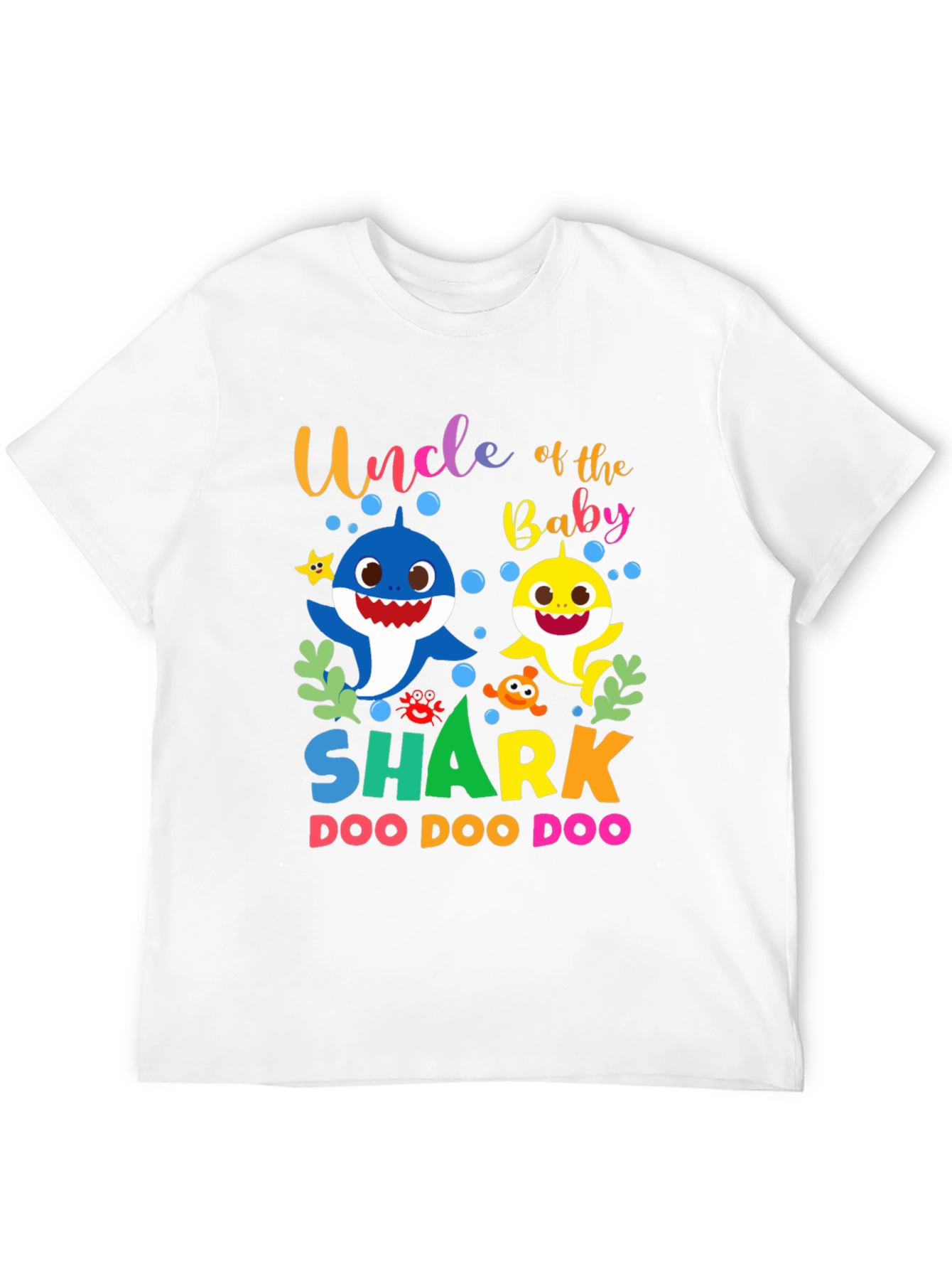 Black Uncle of the Baby Shark Doo Doo Doo T-Shirt view 12