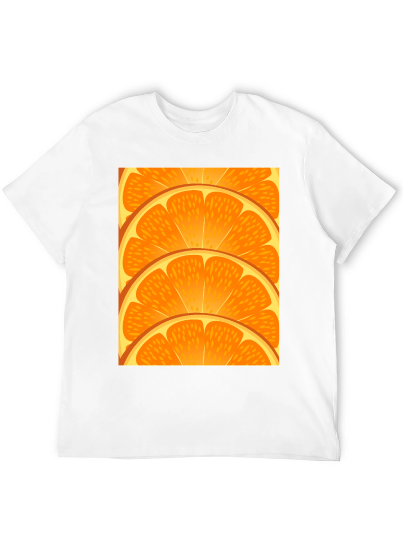 Black Orange Slice Graphic Tee - Fresh Design view 12