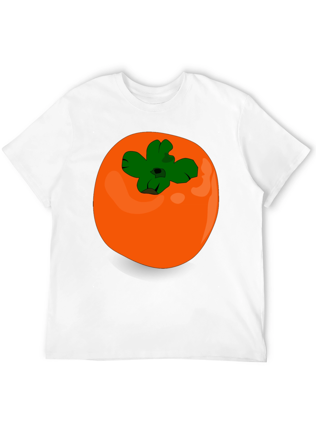 Black Persimmon Graphic T-Shirt - Casual Fruit Tee view 12