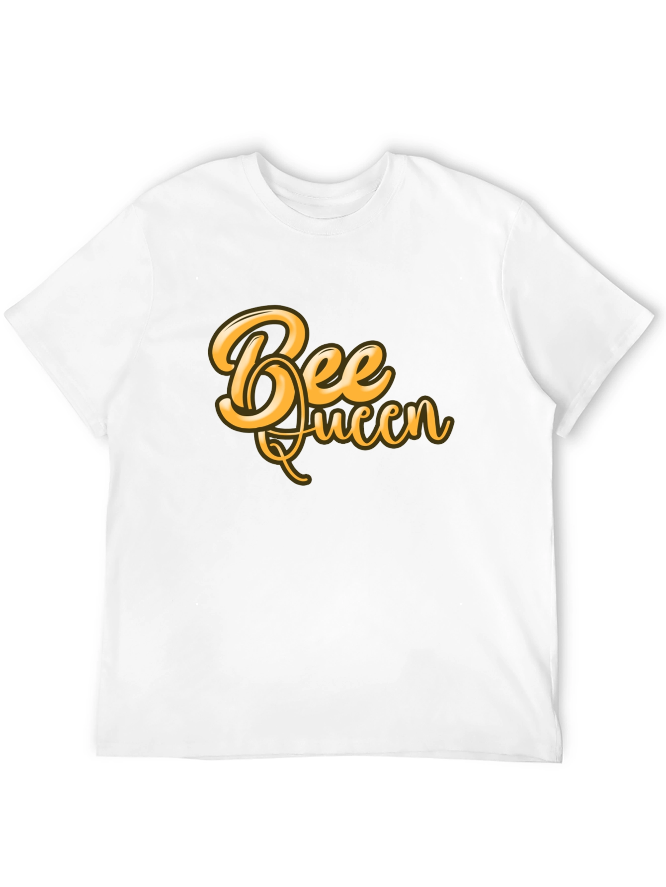Black Bee Queen Graphic T-Shirt - Black Cotton Blend view 12