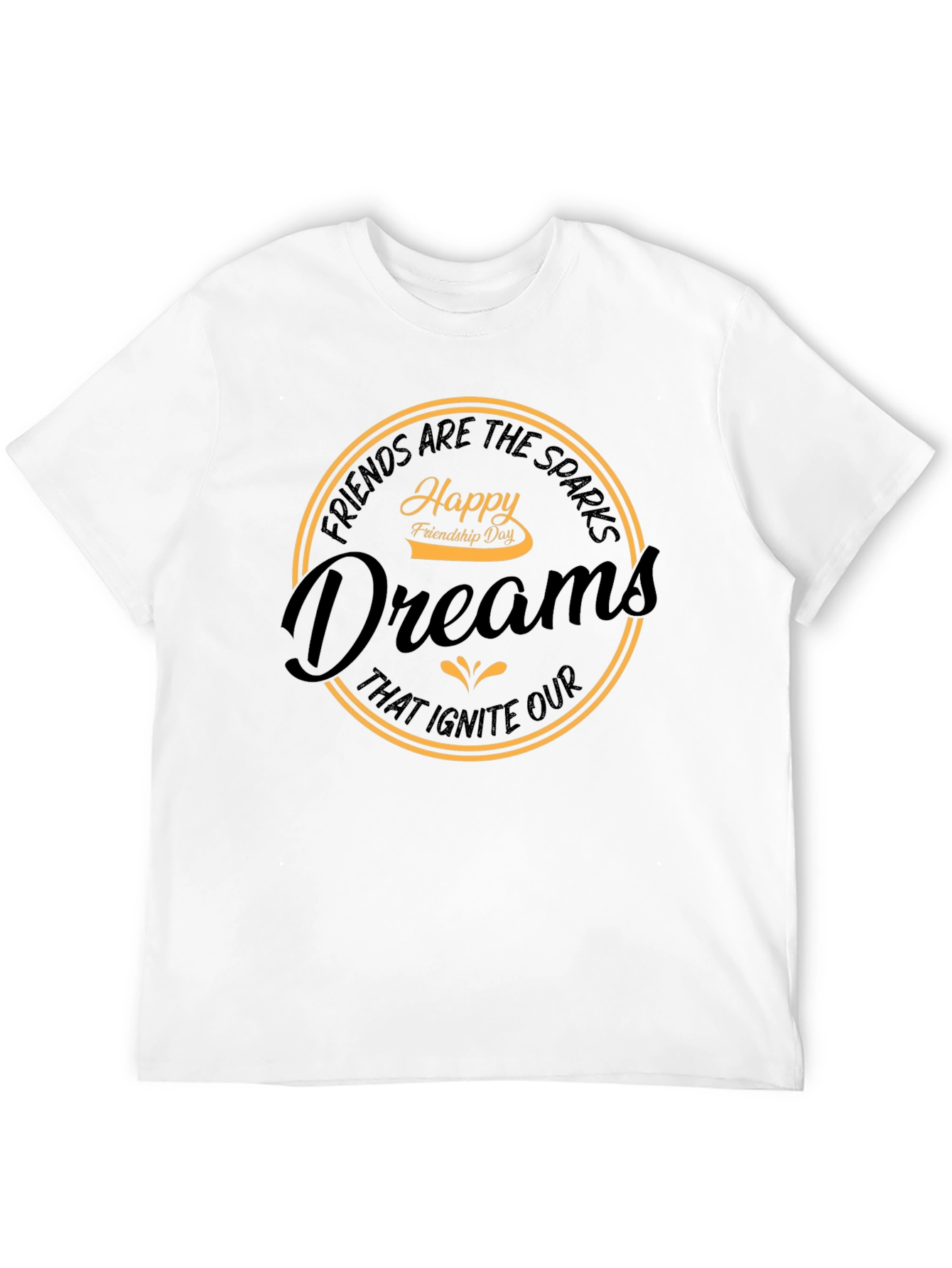 Black Friendship Day Dreams Graphic Tee view 12