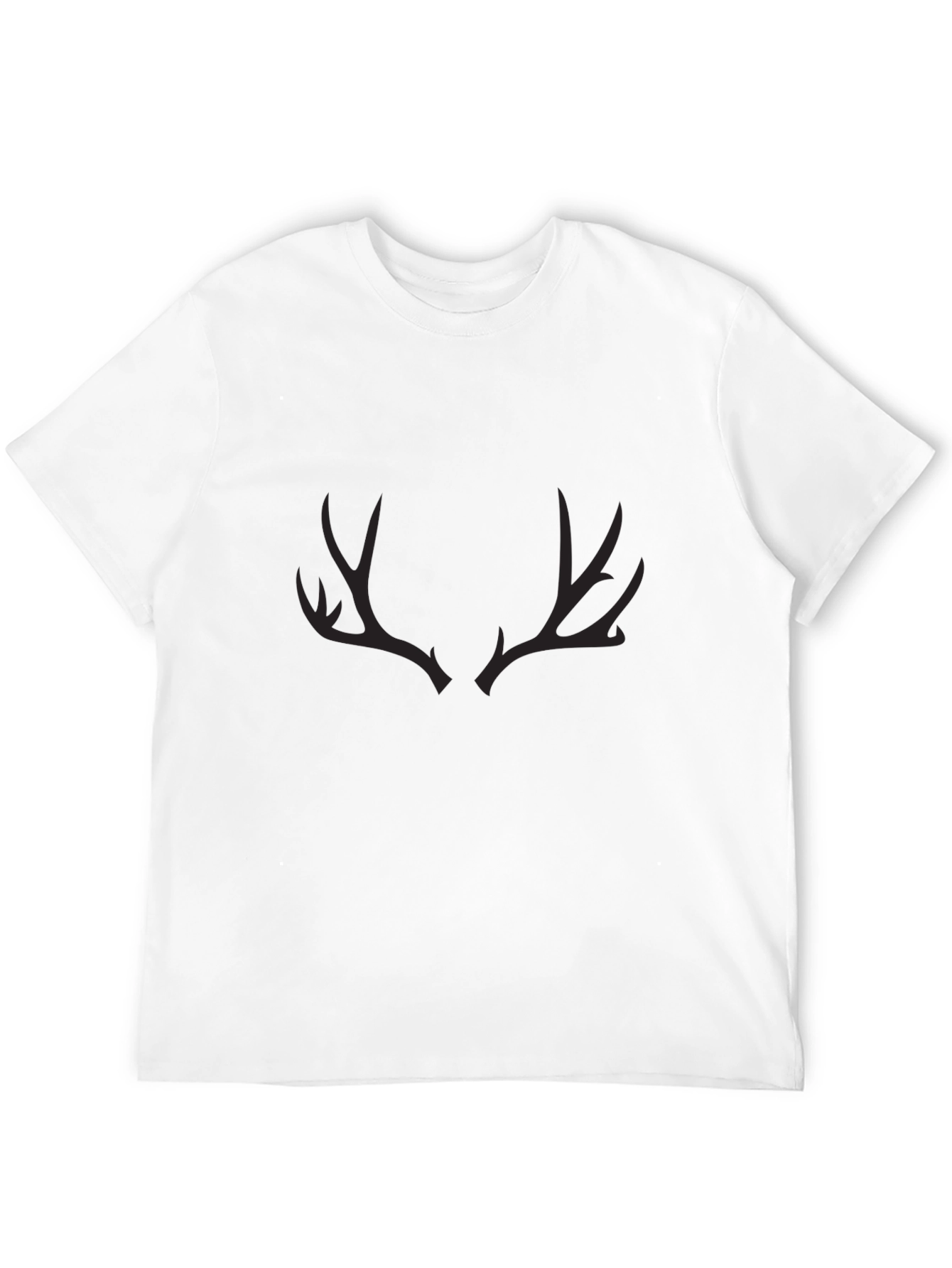 Black Antler Graphic Tee - Black Casual Comfort view 12