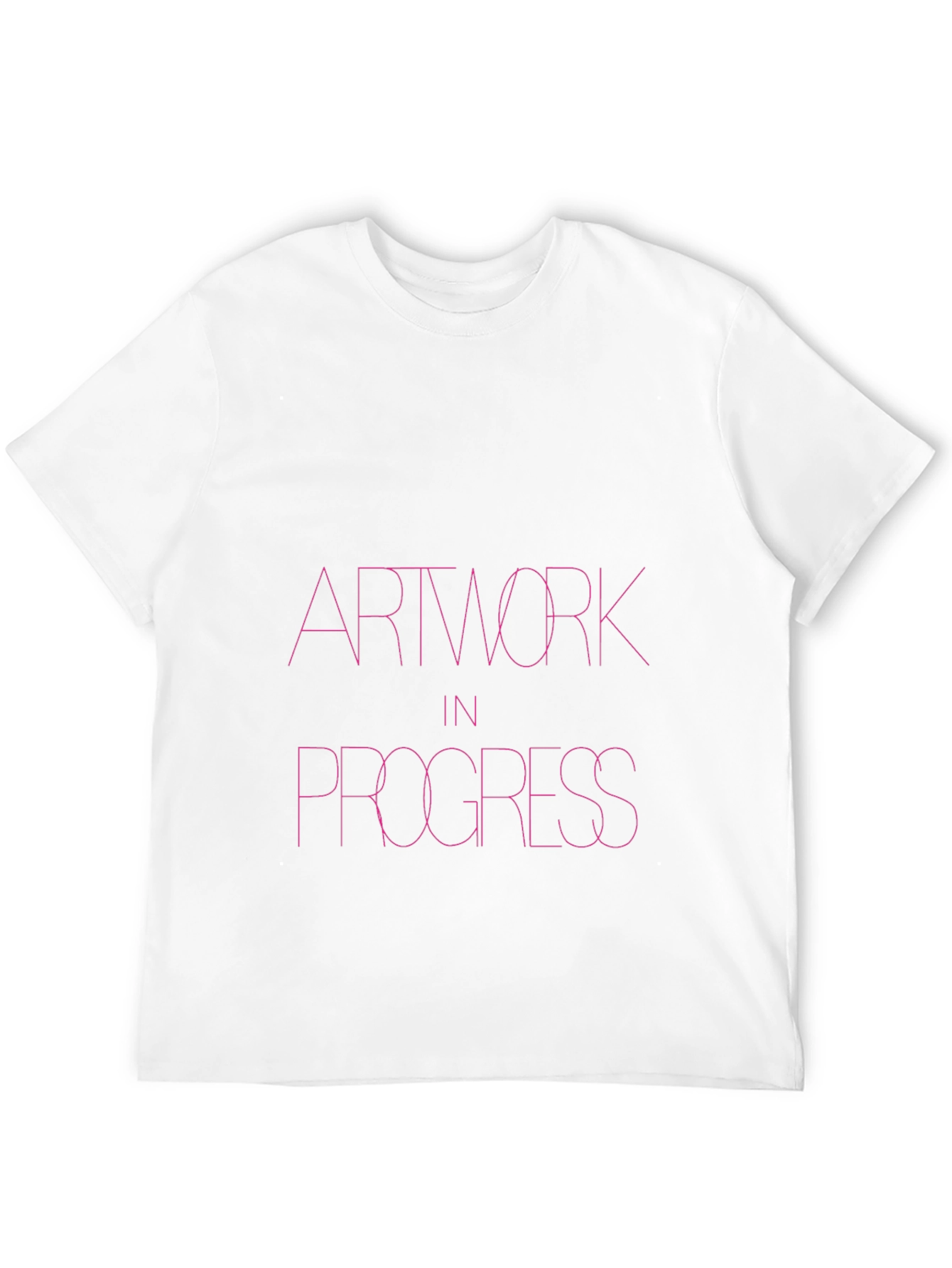 Black Artwork in Progress Graphic Tee view 12