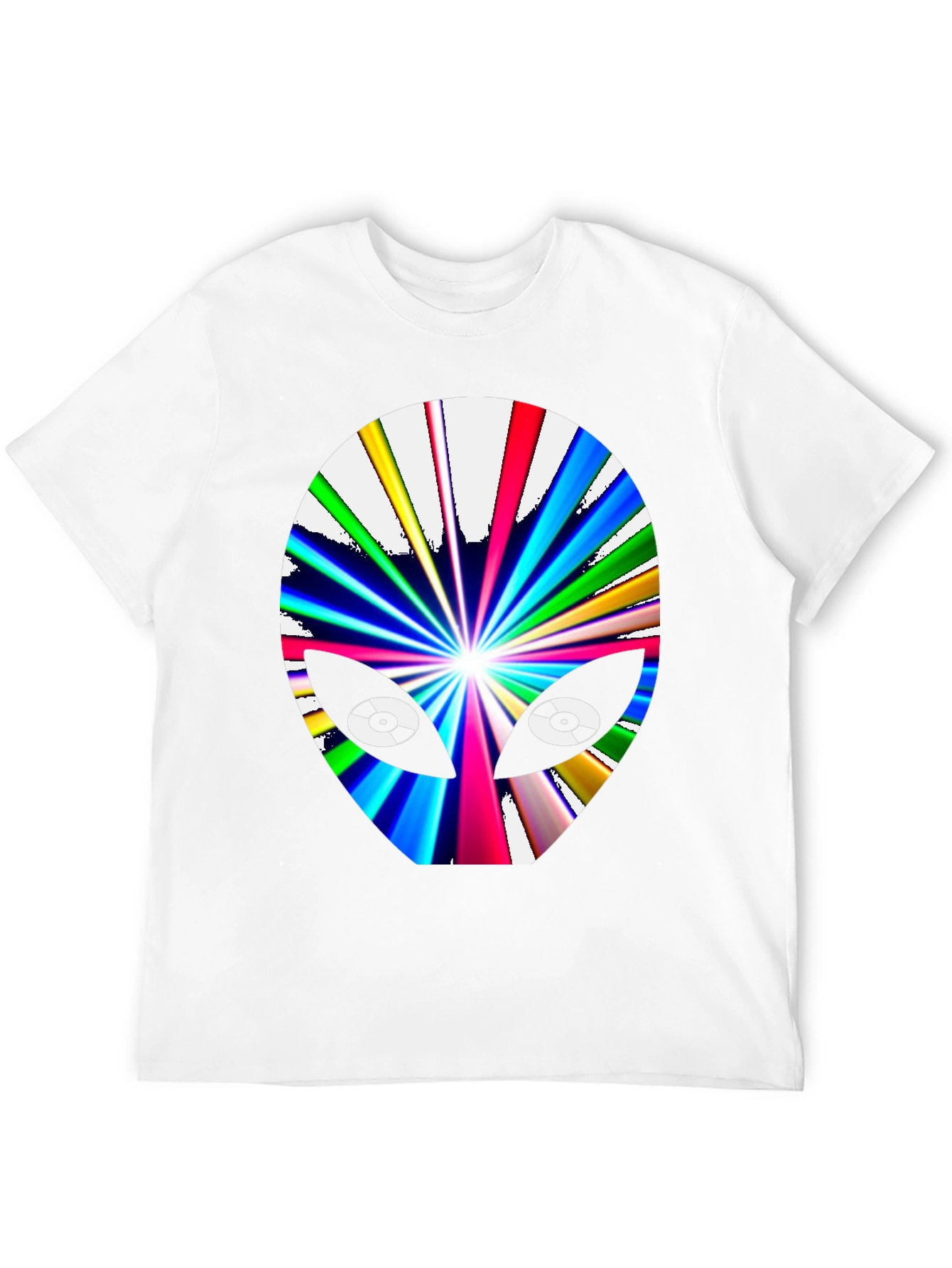 Black Retro Alien Graphic T-Shirt - Black Cotton Tee view 12