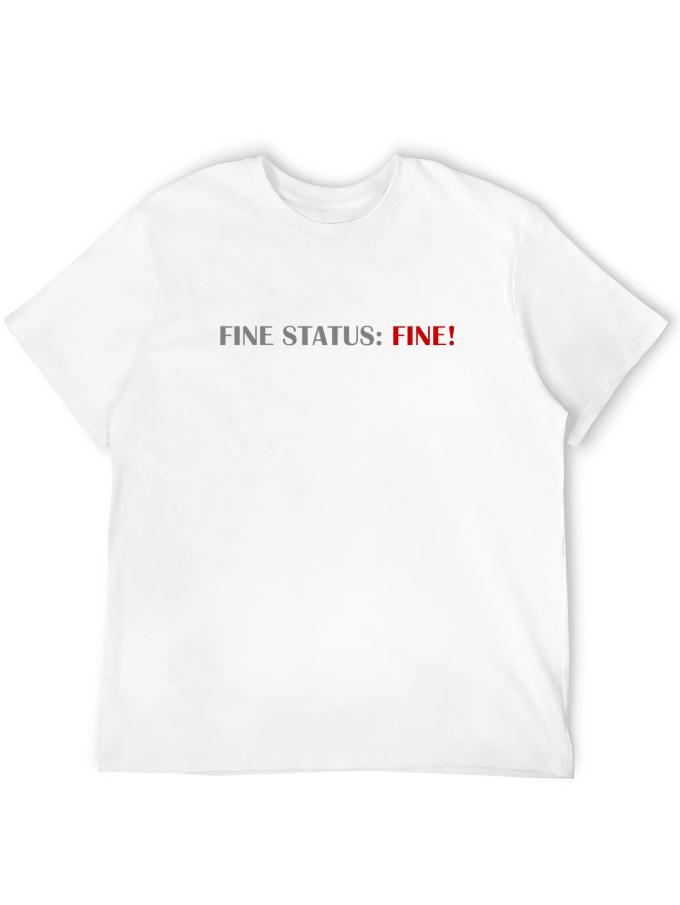 Black Fine Status Fine Black T-Shirt view 12