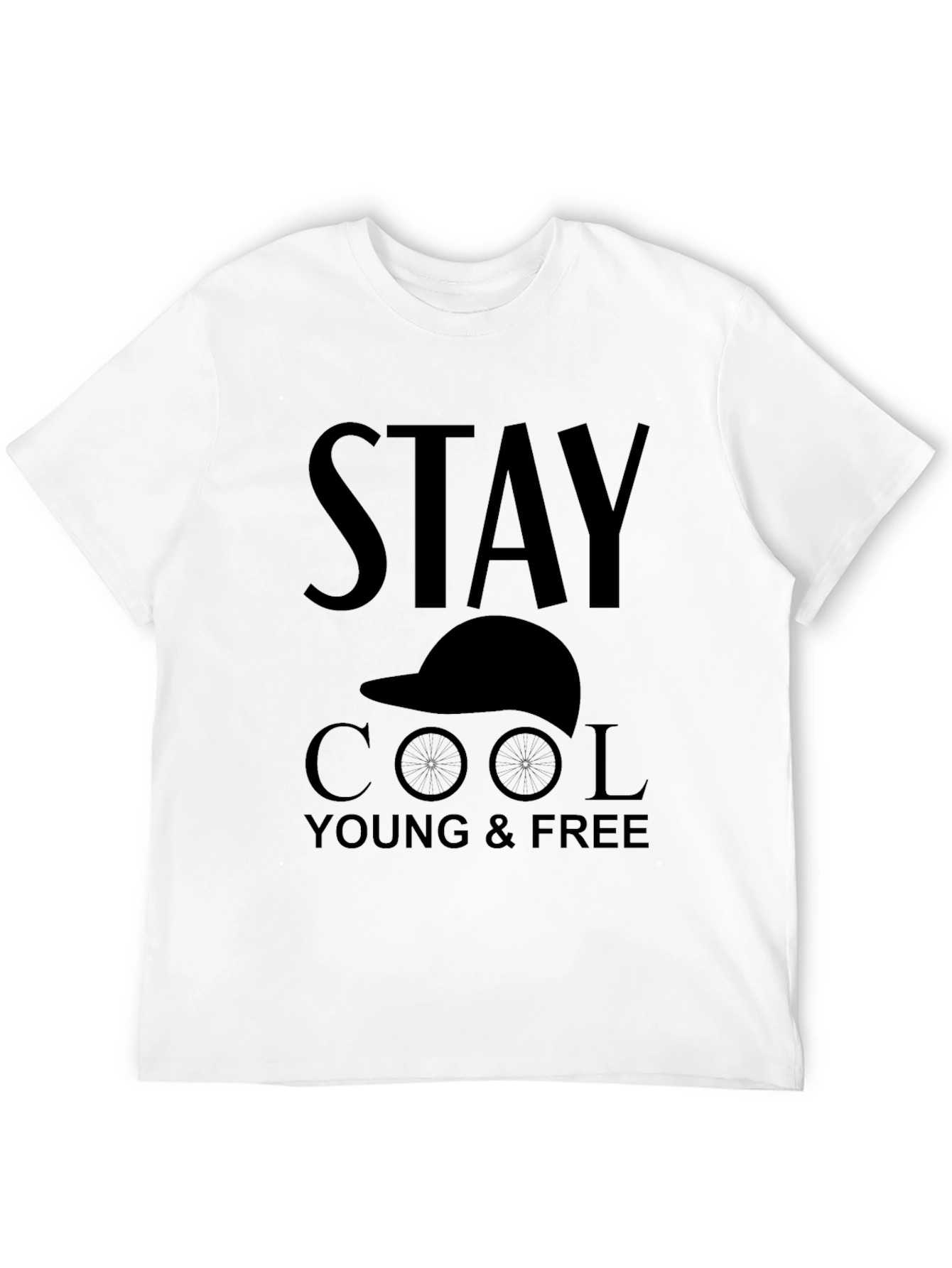 Stay Cool Young & Free Graphic Tee - Unisex - 12