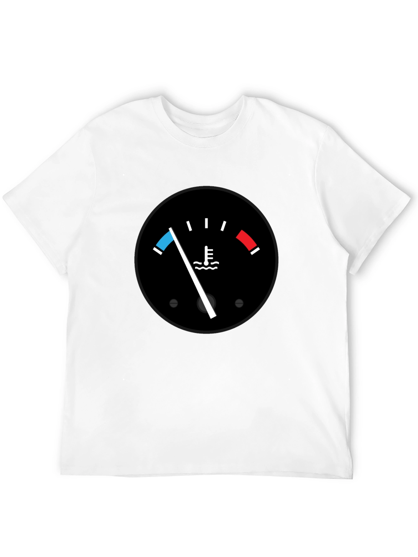 Black Coolant Gauge Black T-Shirt view 12