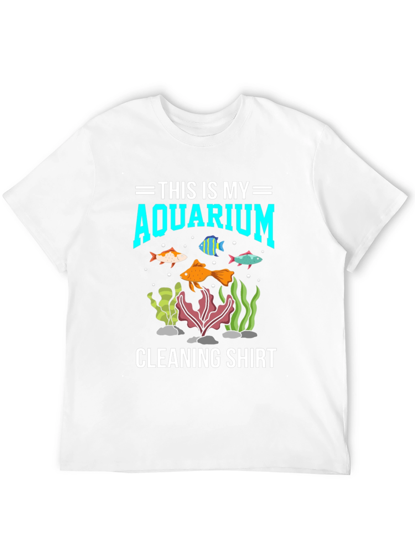 Black Aquarium Cleaning Shirt - Funny Fish Keeper Tee view 12