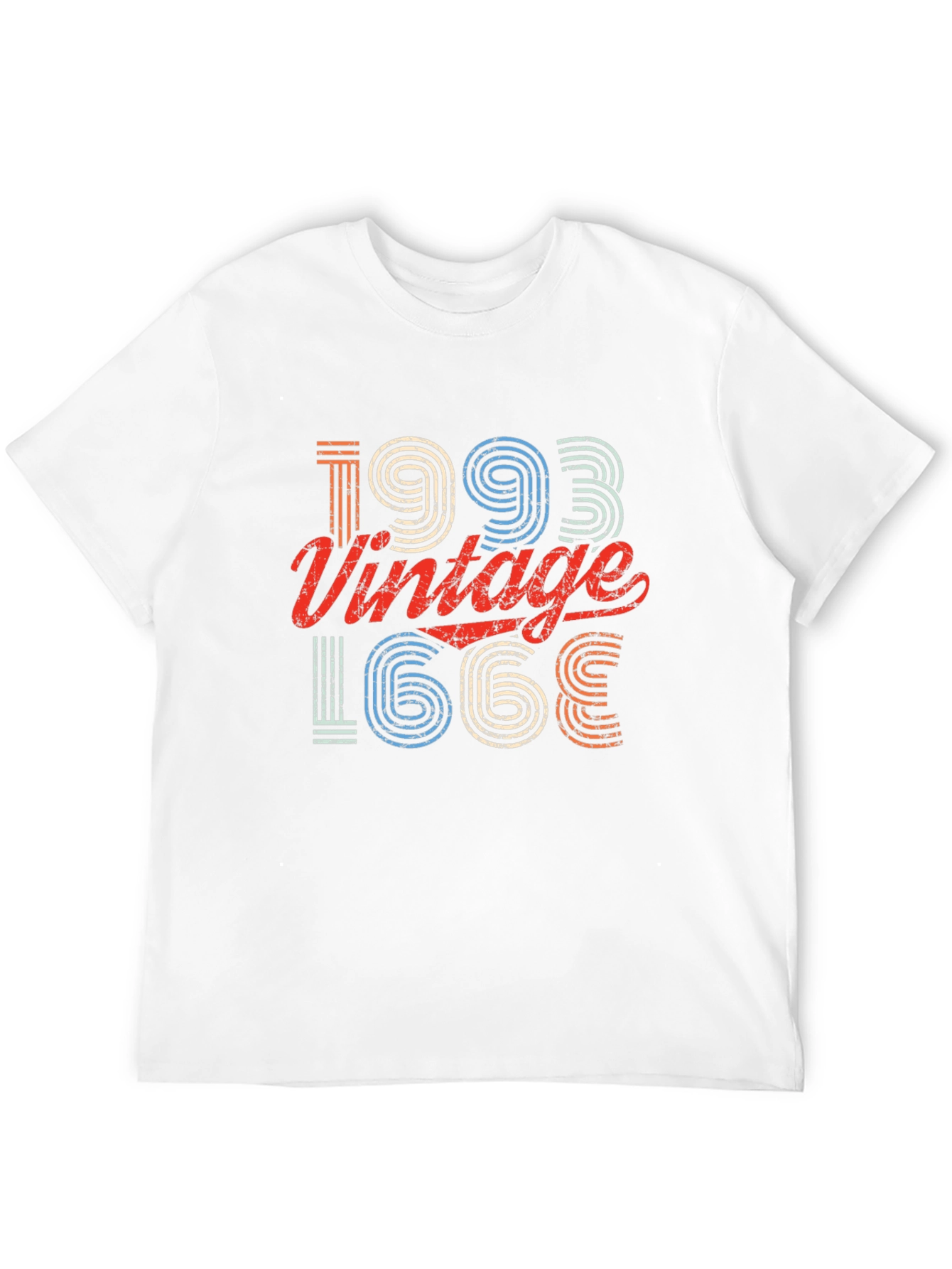 Black Vintage 1993 Graphic Tee - Retro Style view 12