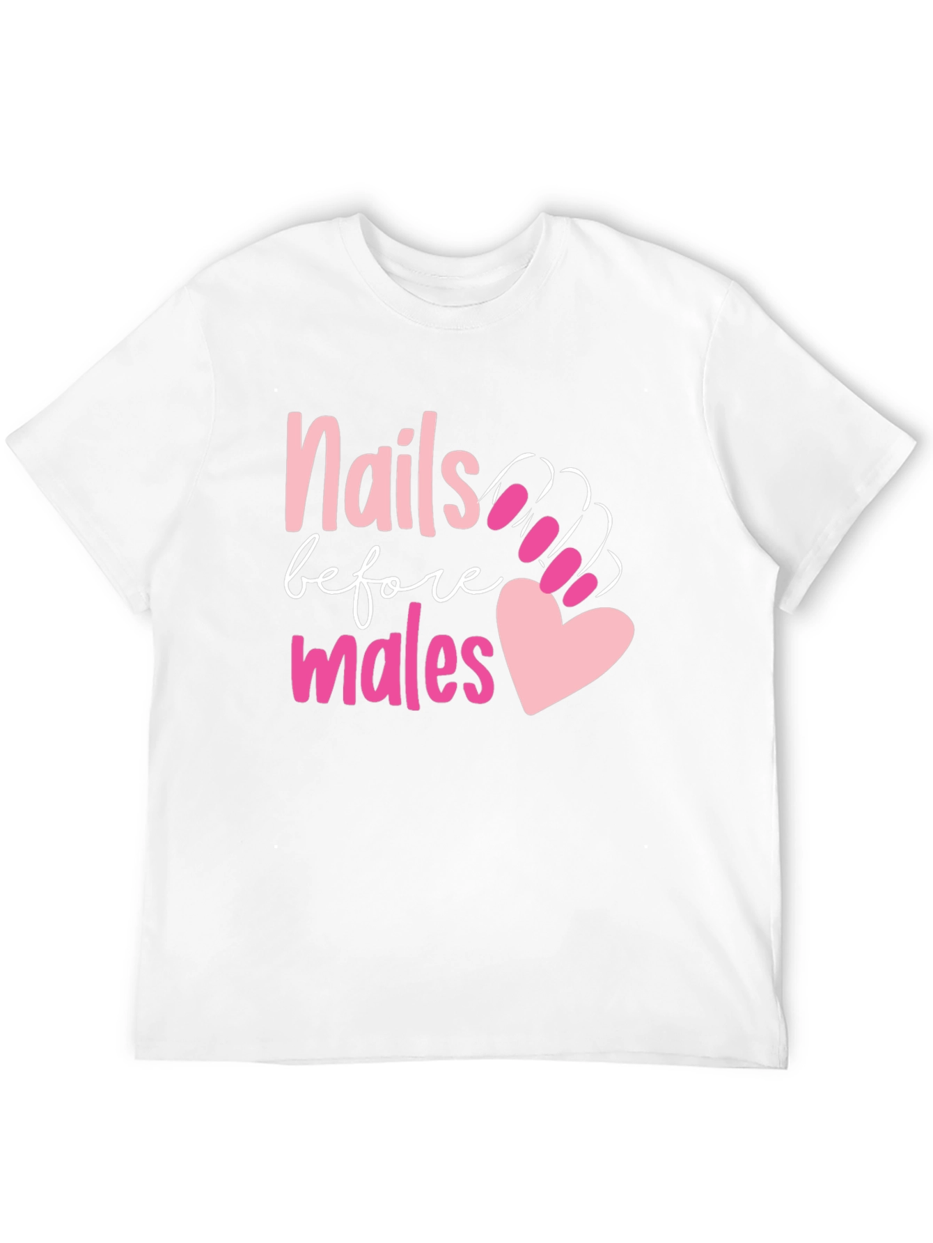 Black Nails Before Males Graphic Tee view 12