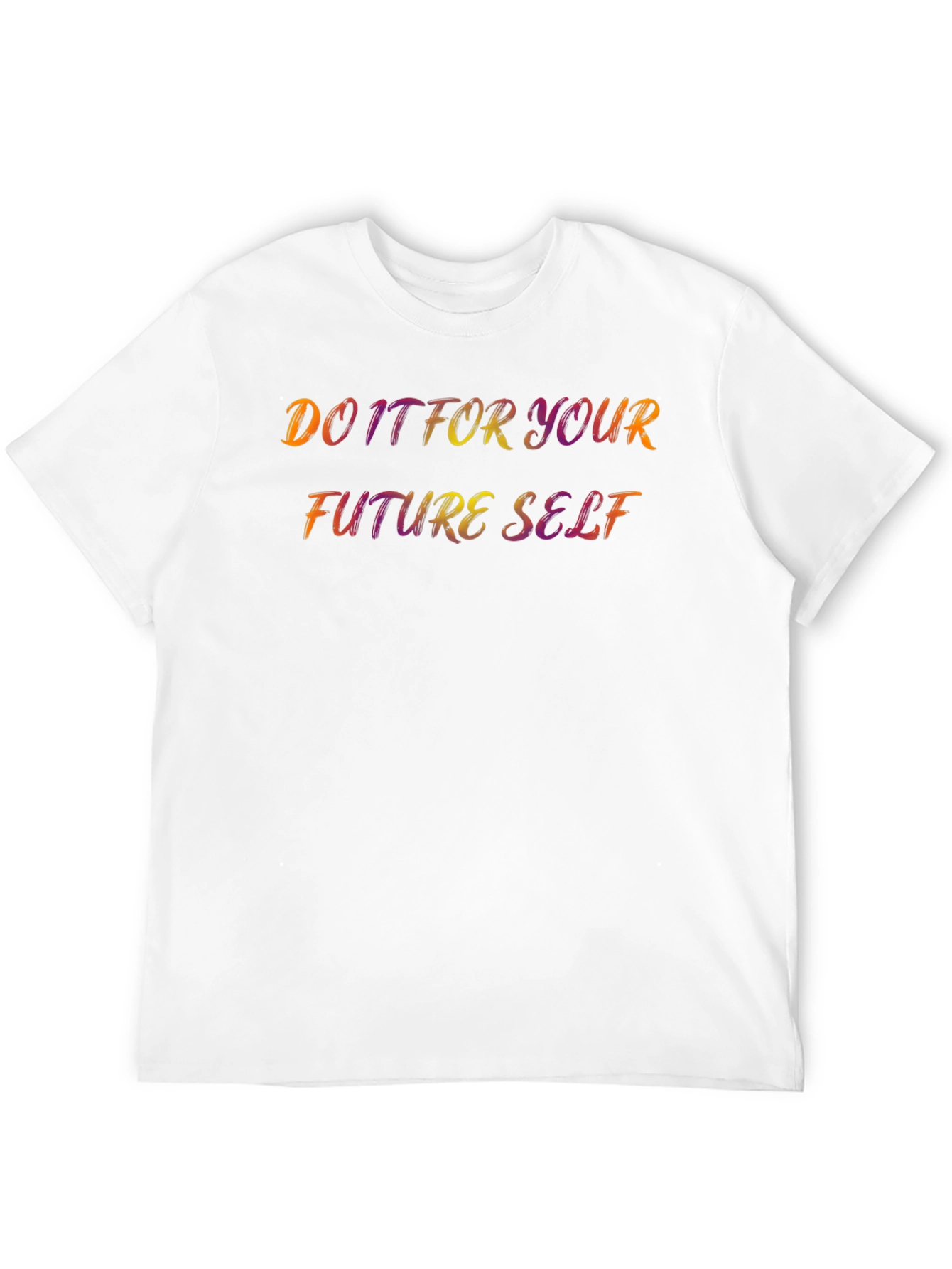Black Motivational 'Do It For Your Future Self' T-Shirt view 12
