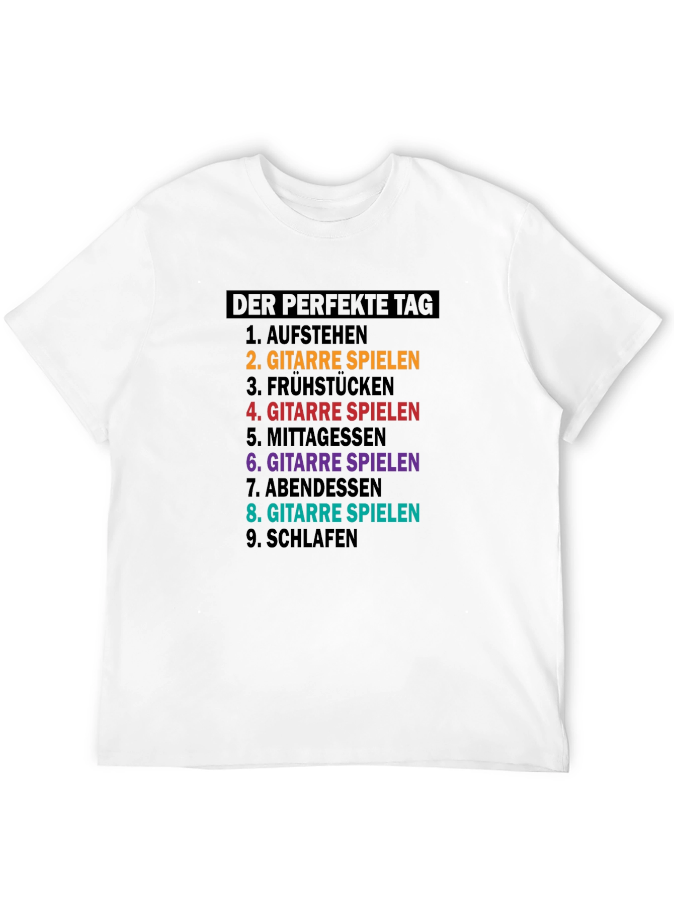 Black The Perfect Day Guitar T-Shirt view 12