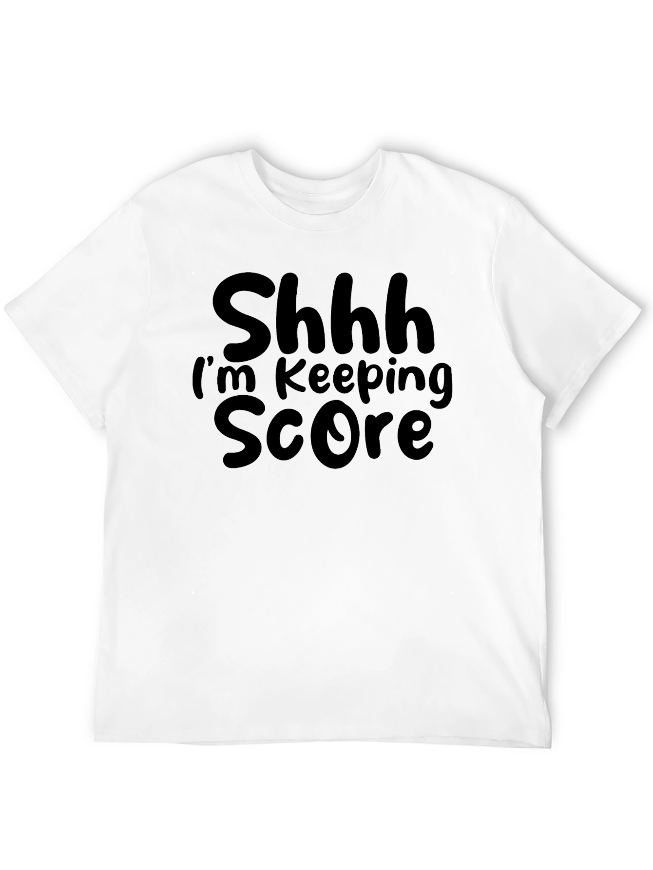 Black Shhh I'm Keeping Score T-Shirt - Funny Sarcastic Tee view 12