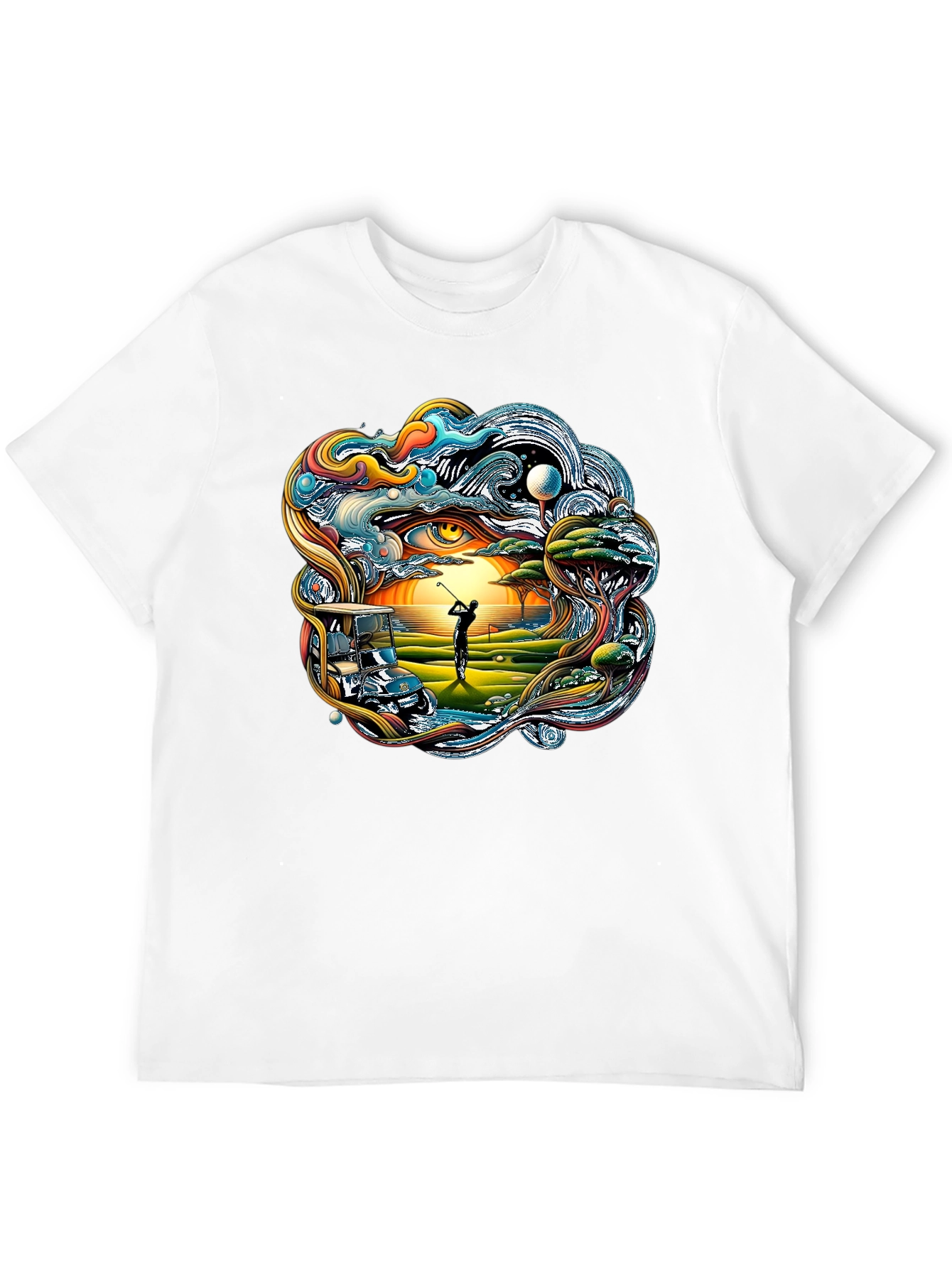 Black Golf Course Dreamscape Tee view 12