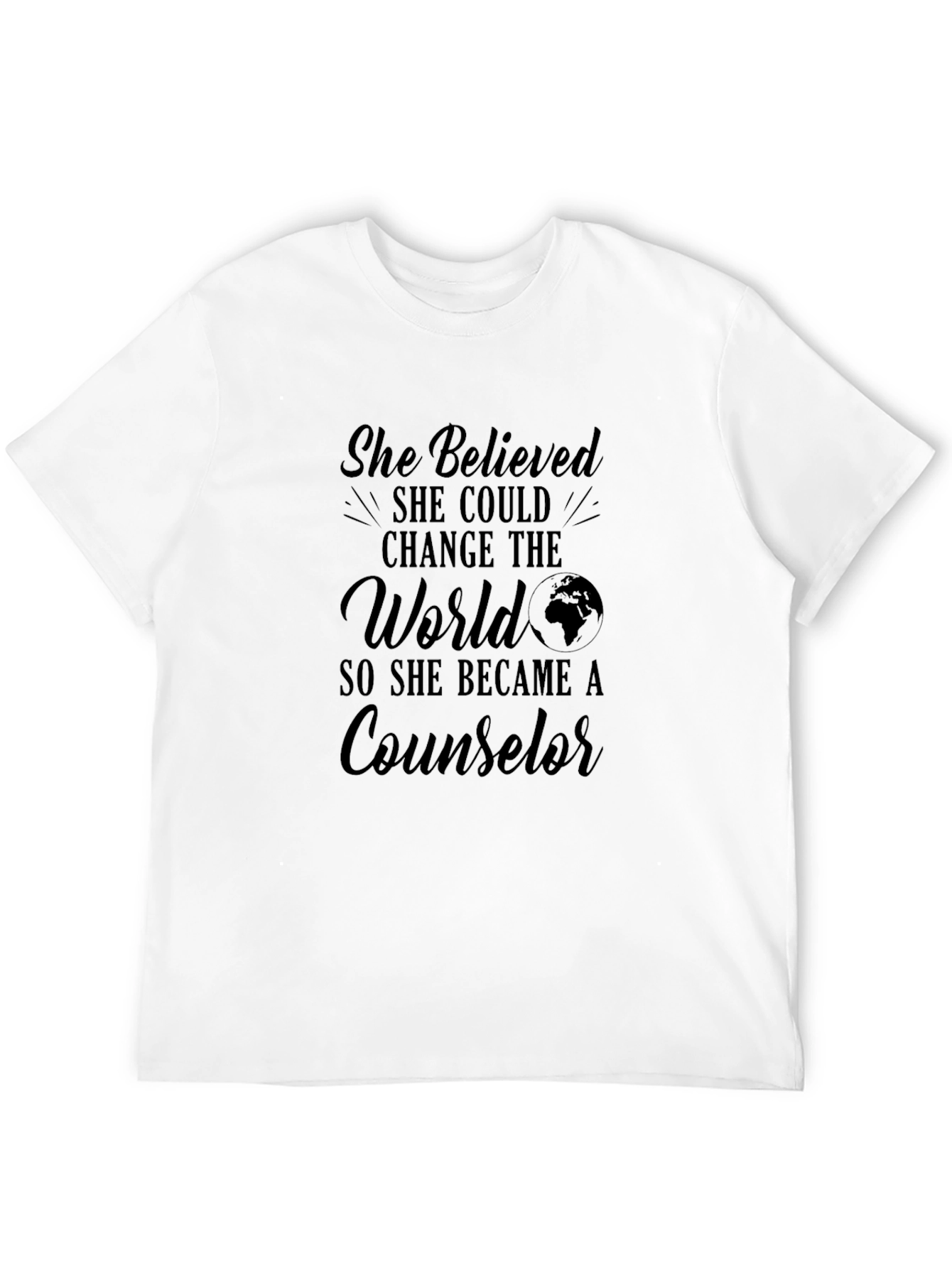 Black Counselor Empowerment Black T-Shirt view 12