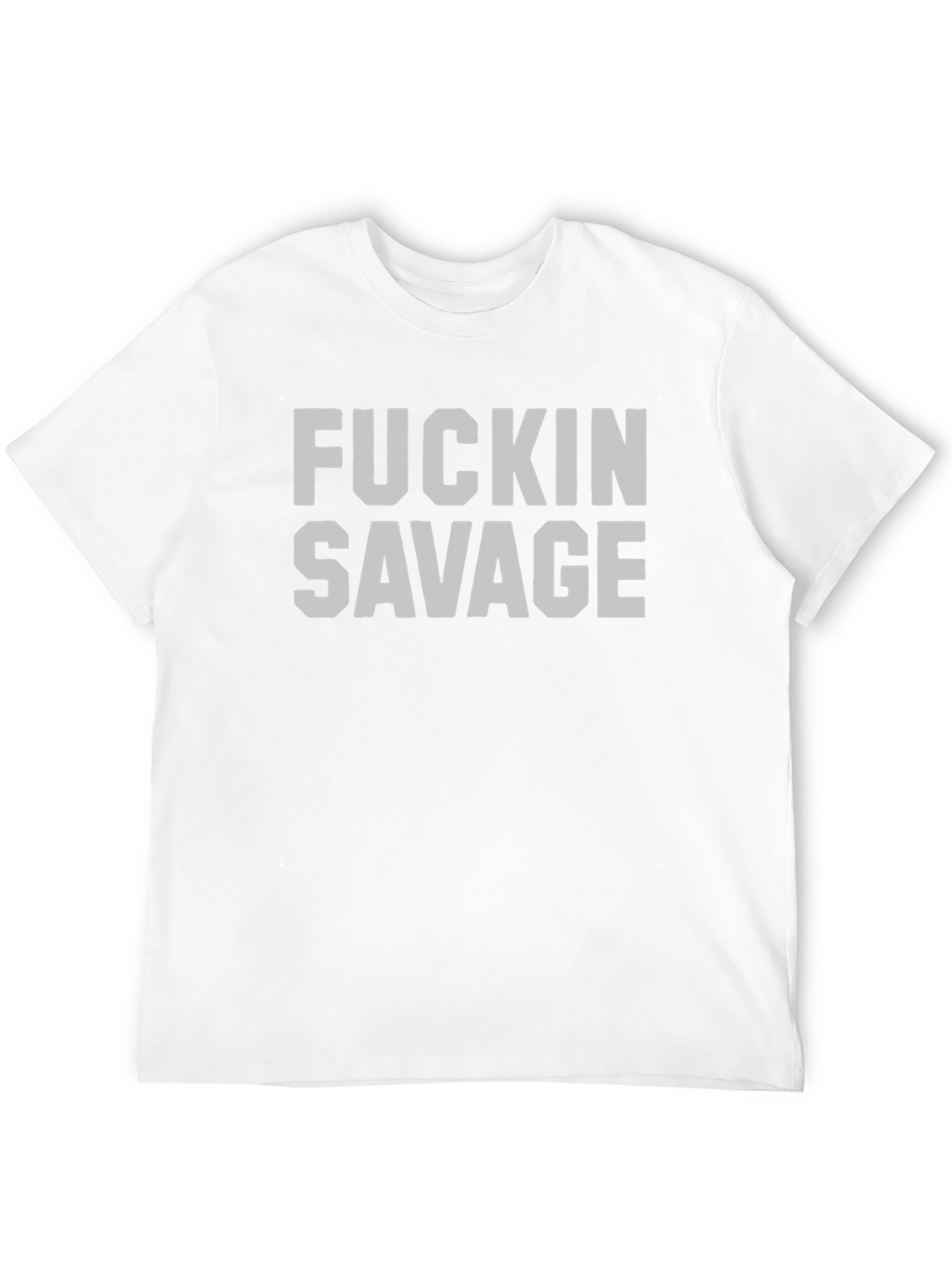 Black F*ckin Savage Graphic T-Shirt - Bold & Edgy view 12