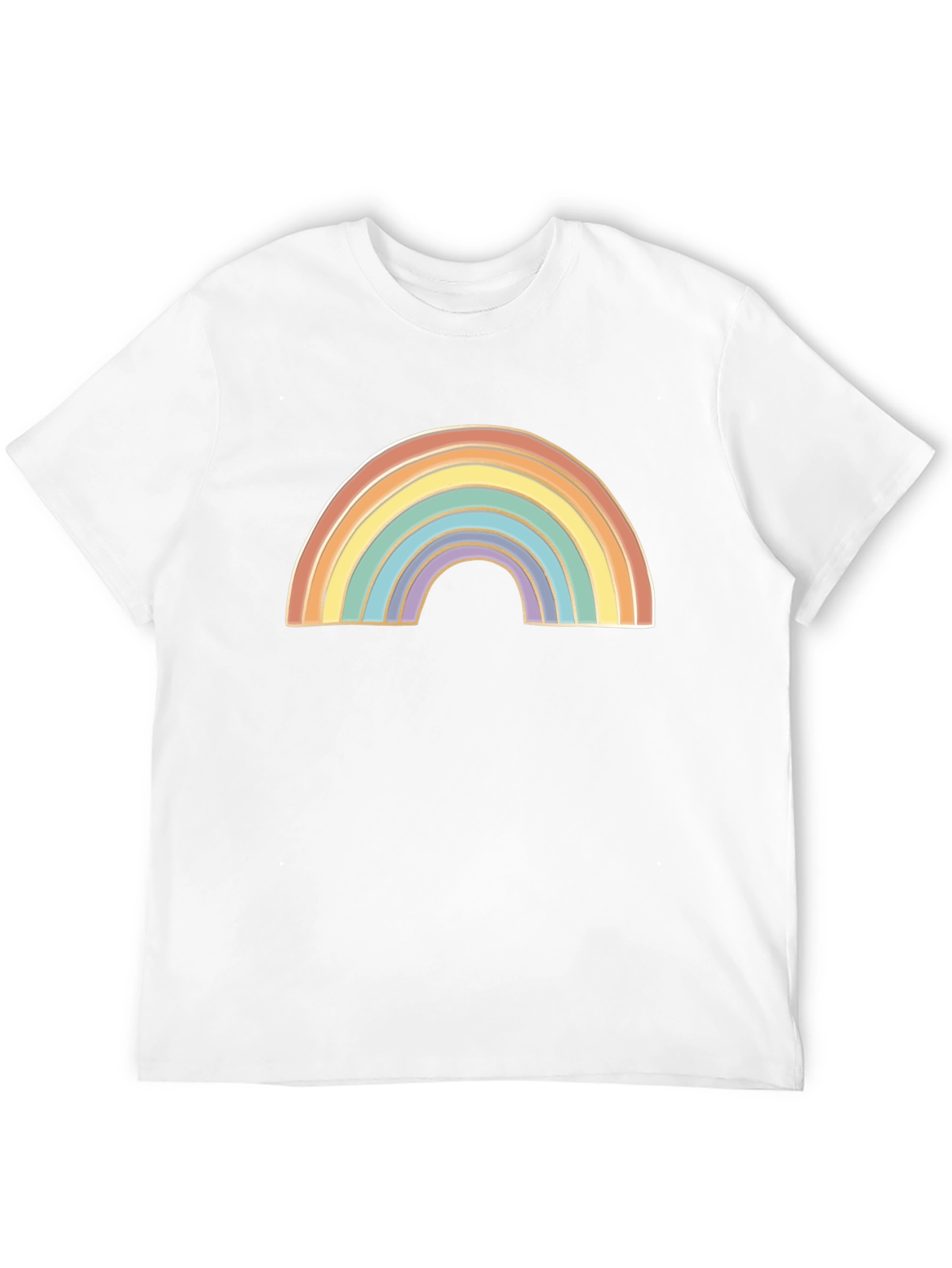 Black Rainbow Graphic Black T-Shirt view 12