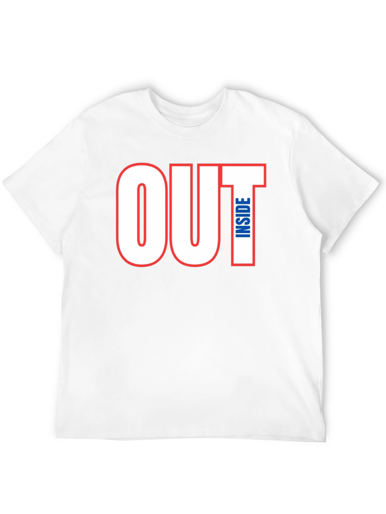 Black Out Inside Graphic Tee - Trendy Men's Black T-Shirt view 12