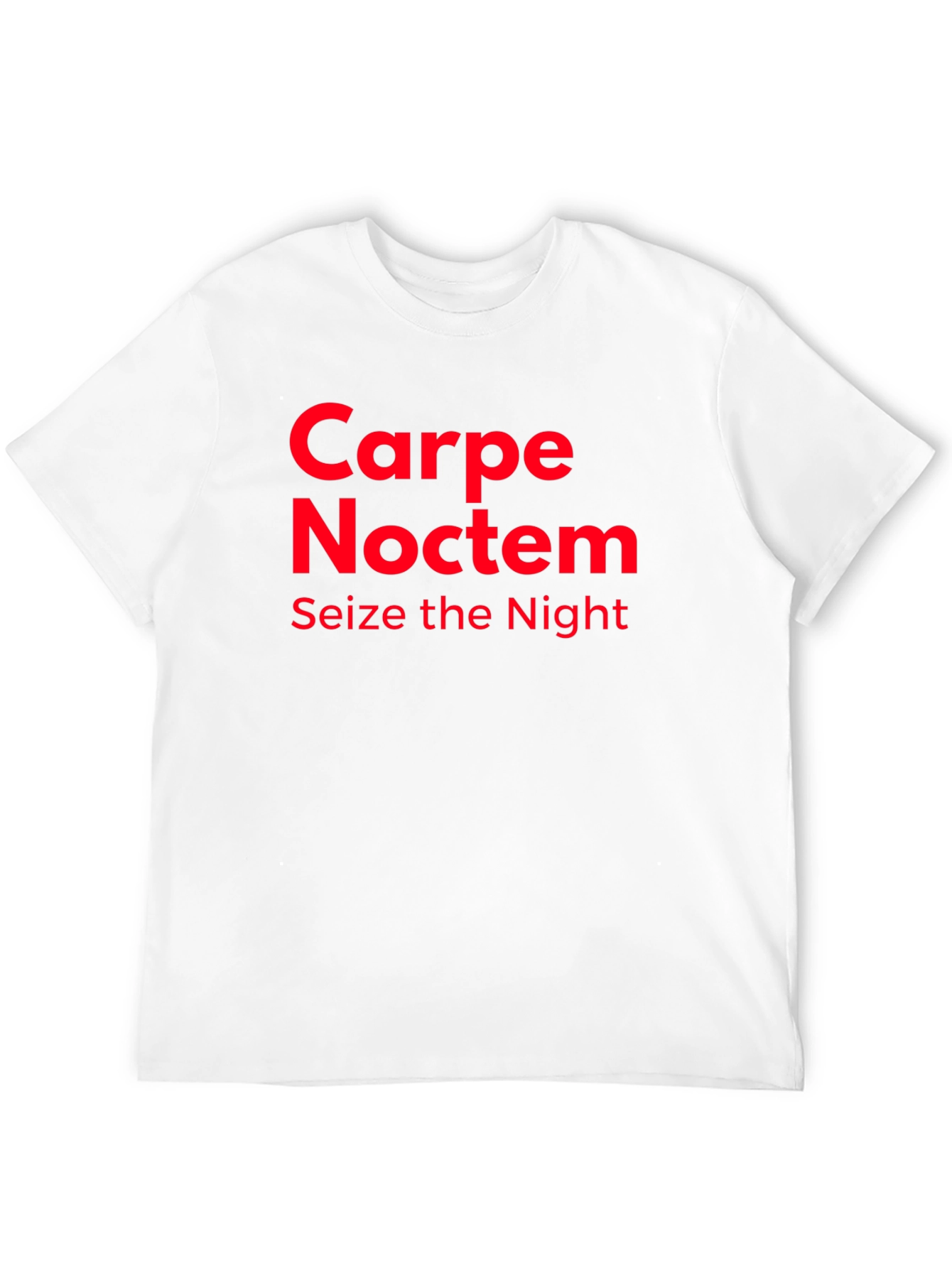 Black Carpe Noctem Graphic T-Shirt - Seize the Night! view 12