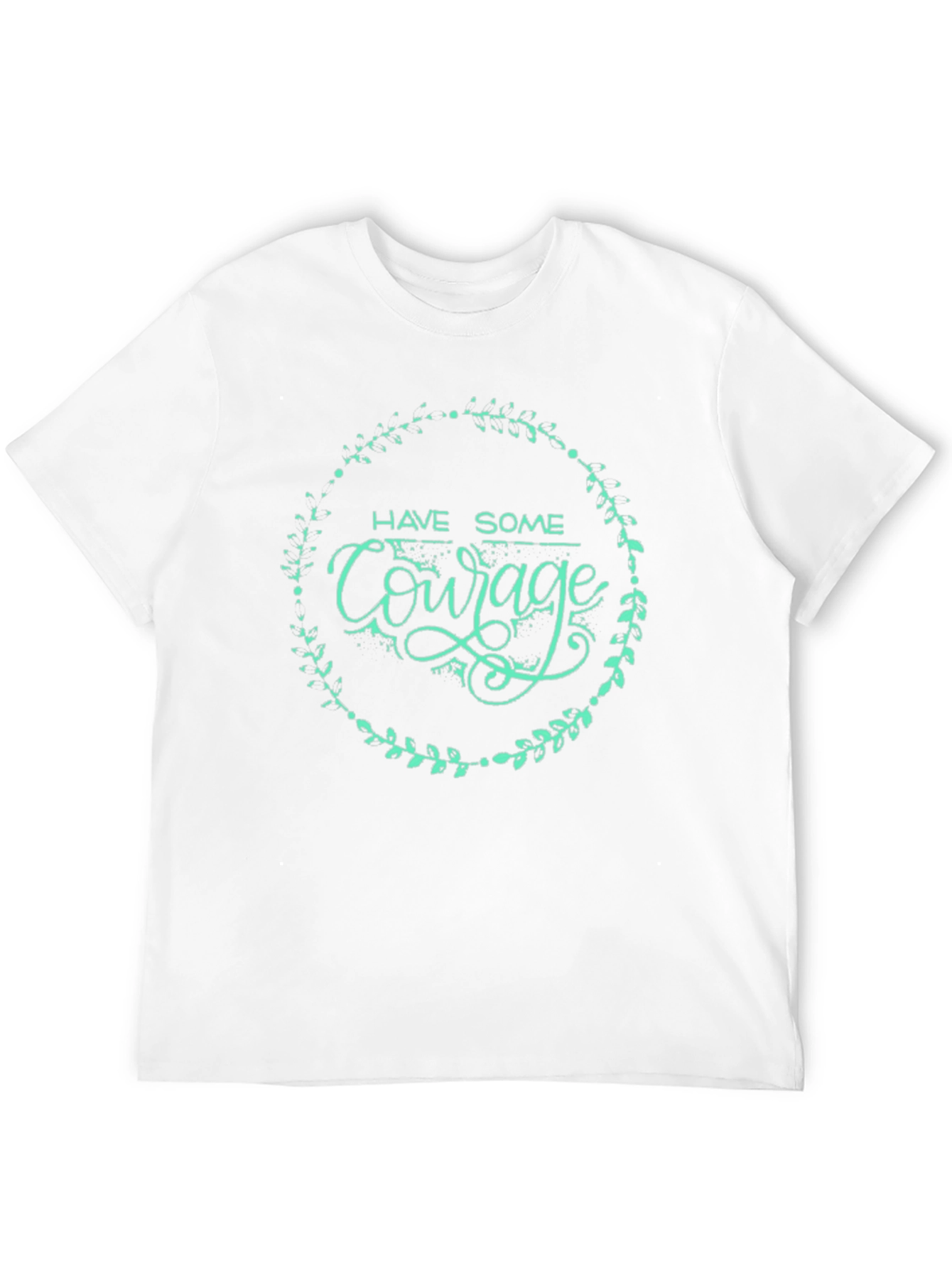 Black Have Some Courage Black Graphic Tee view 12