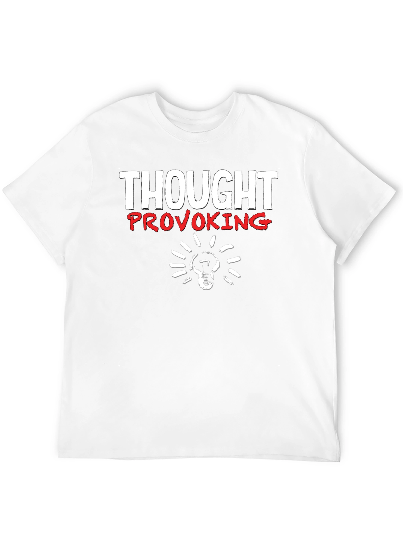 Black Thought Provoking Graphic T-Shirt - Soft Cotton Blend view 12