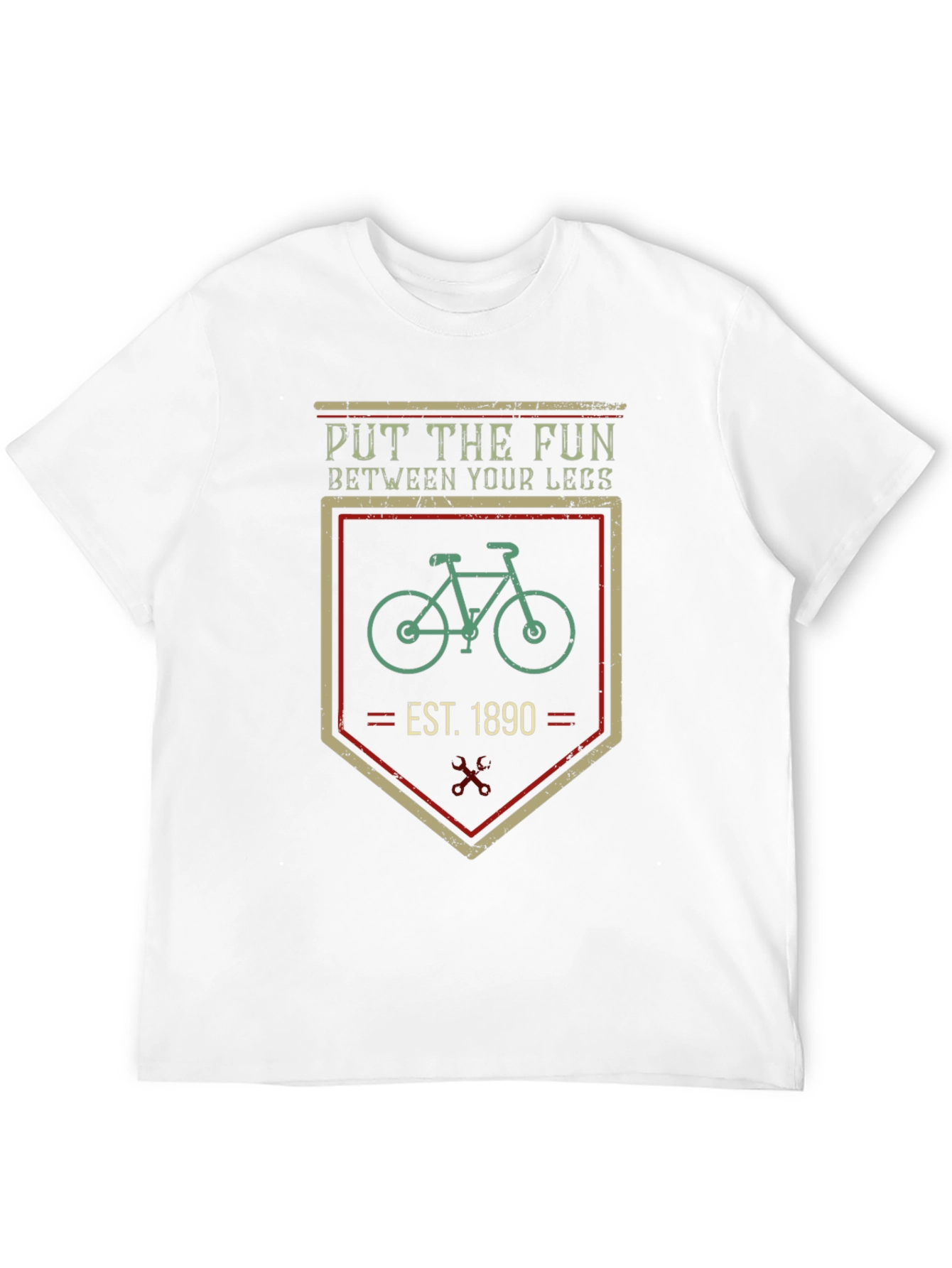 Black Fun Between Your Legs Bicycle T-Shirt view 12