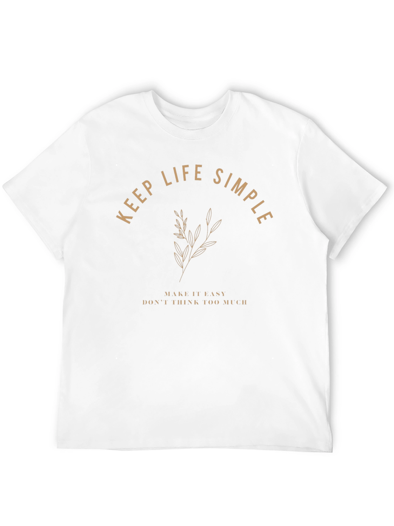 Keep Life Simple Graphic Tee - Relaxed Fit - 12