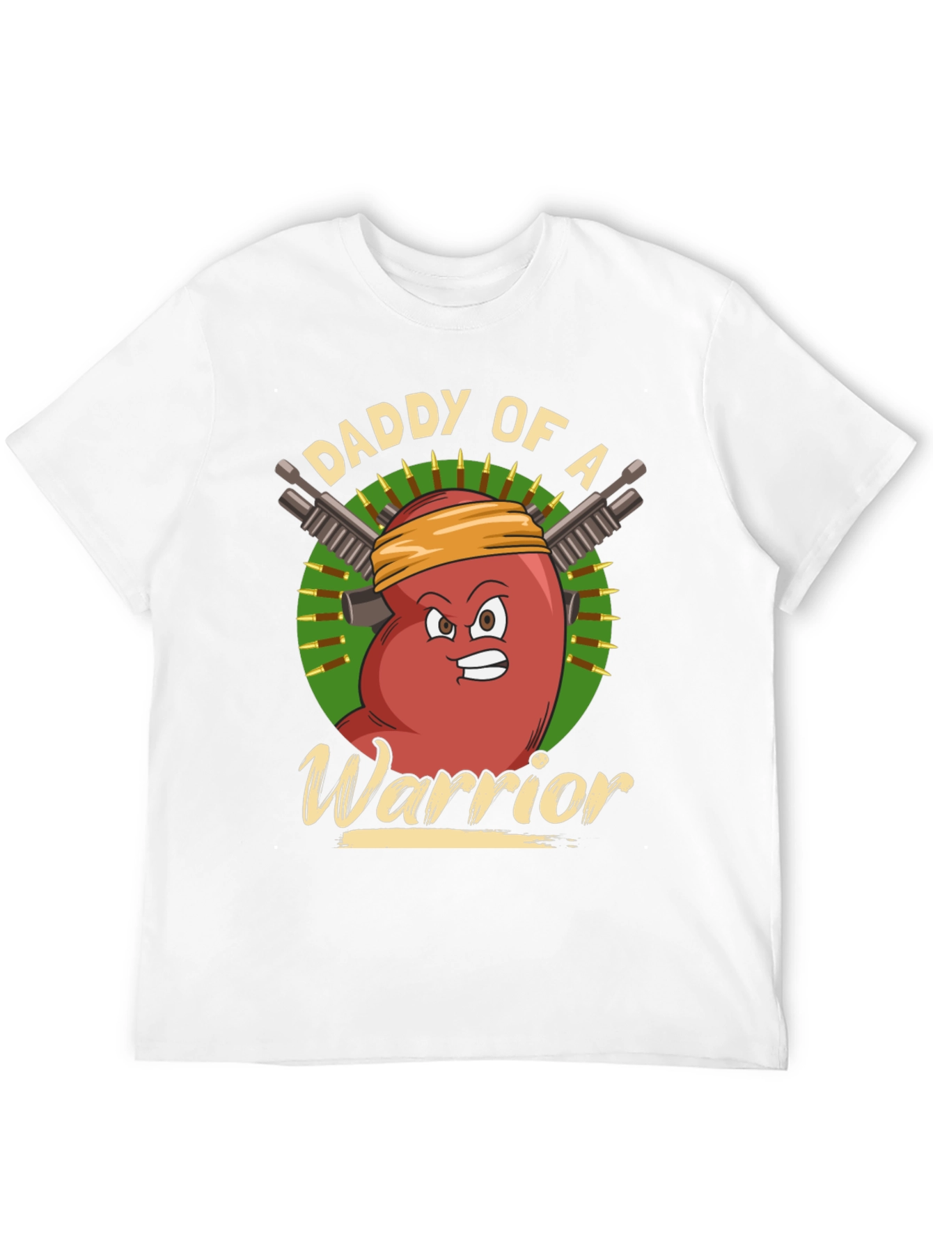 Black Daddy of a Warrior T-Shirt view 12