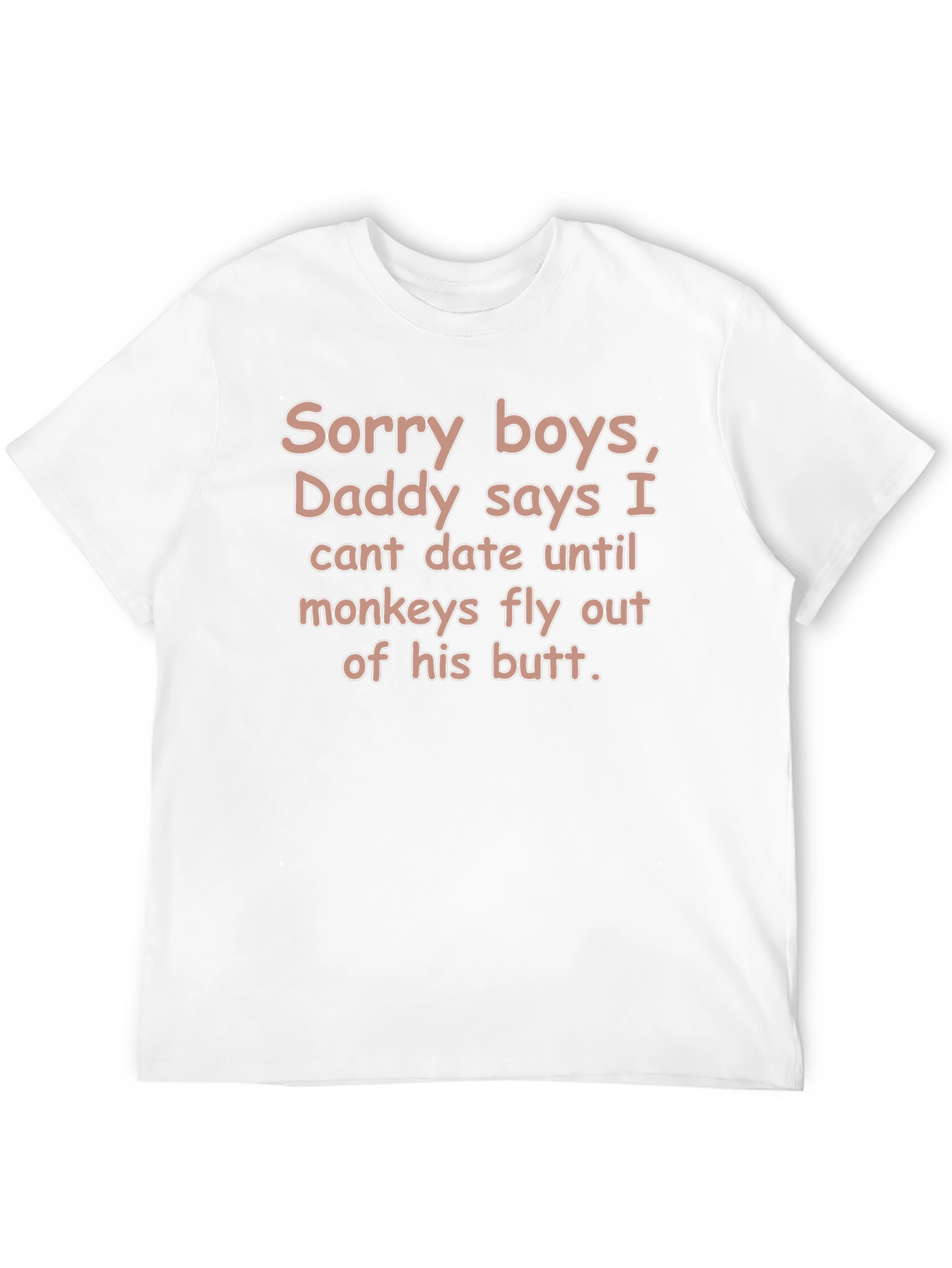 Black Humorous Graphic Tee - Sorry Boys, Daddy Says view 12