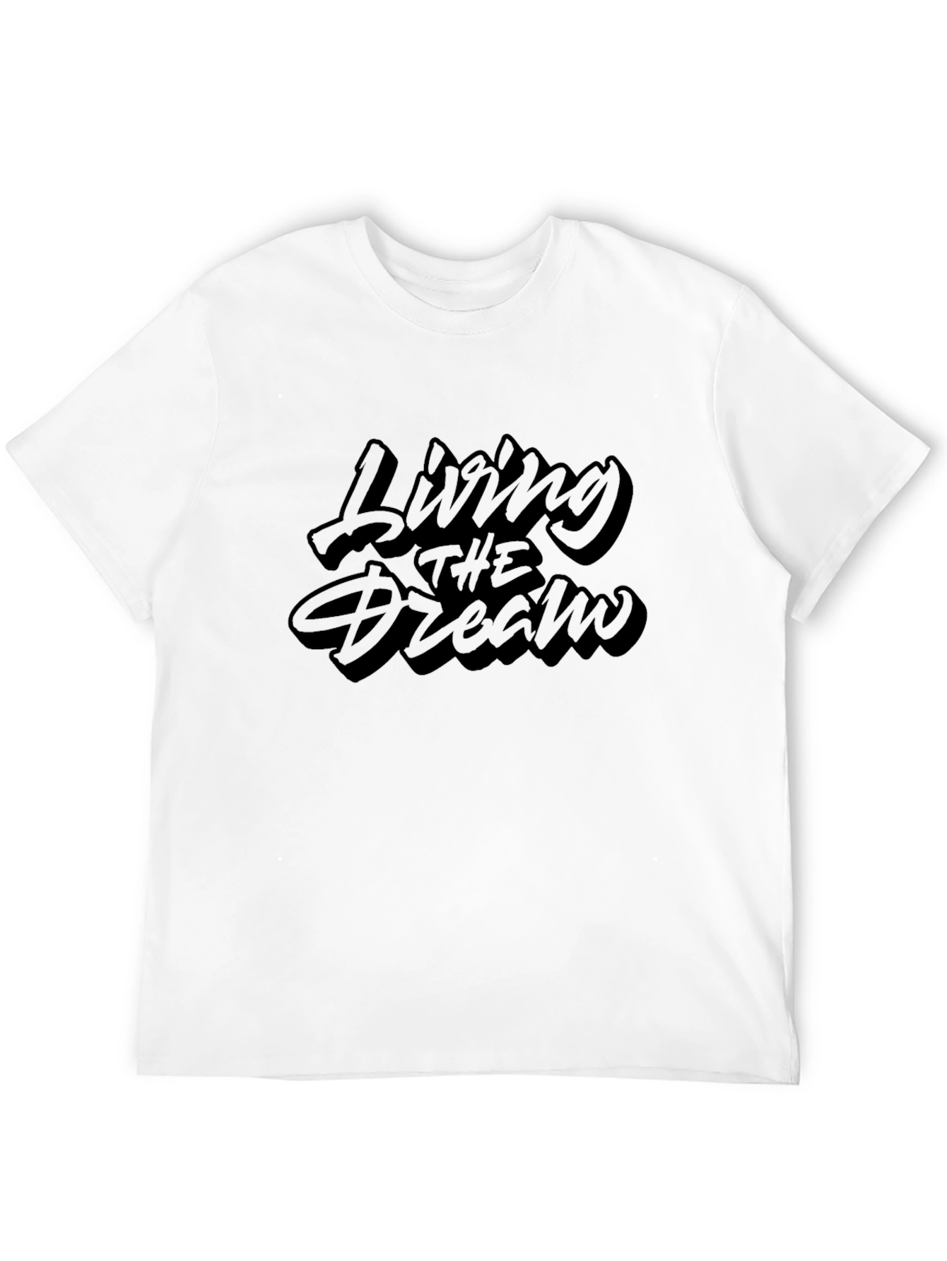 Black Living the Dream Black Graphic Tee view 12