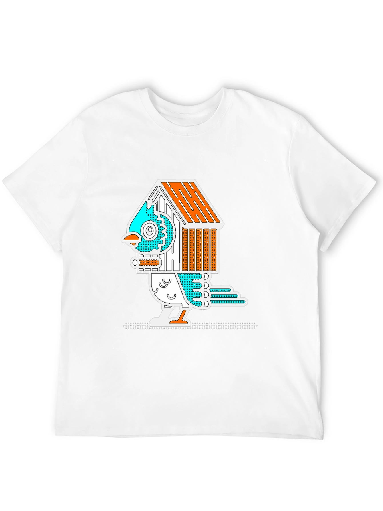 Black Birdhouse Bird Graphic Tee - Quirky & Unique view 12