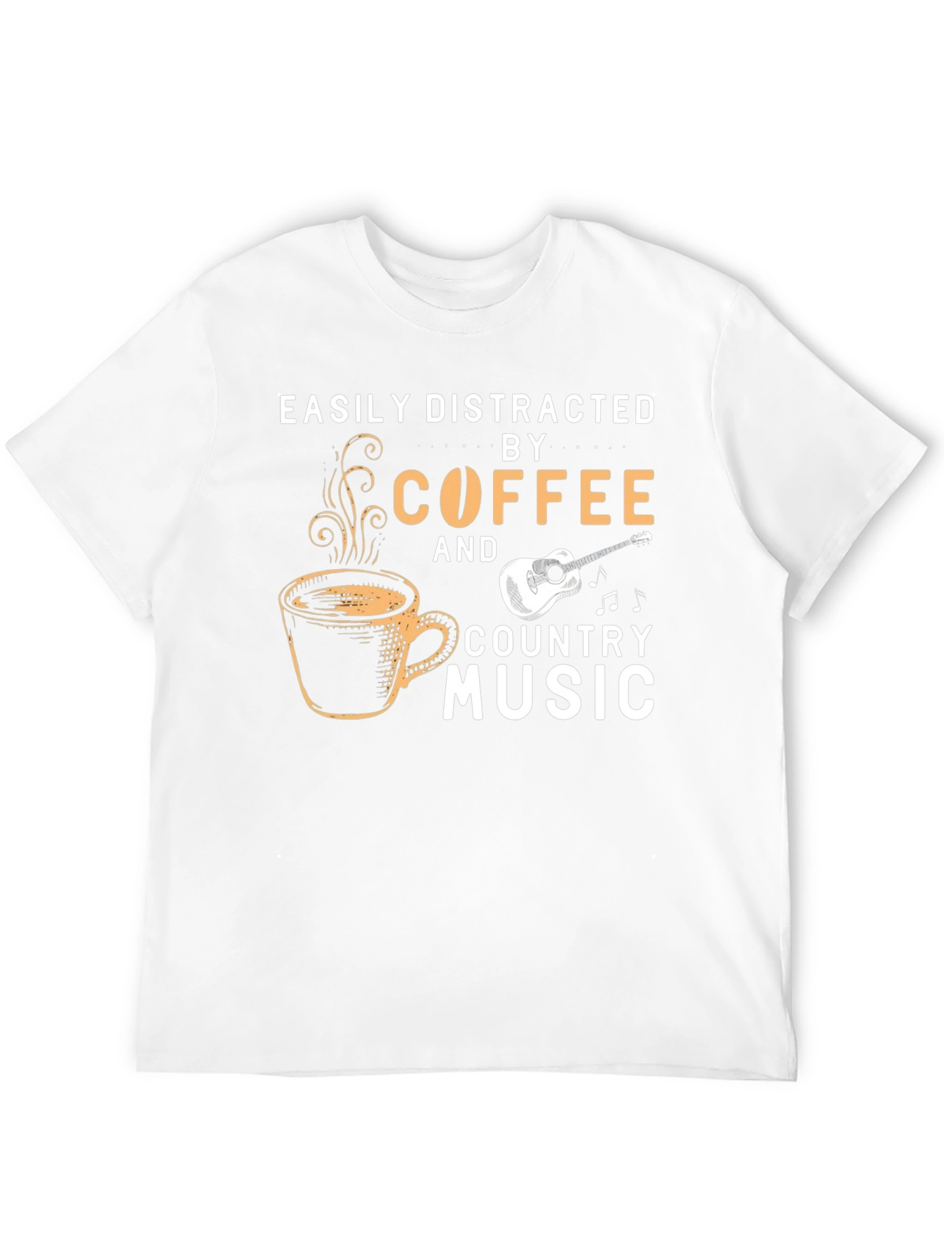 Black Coffee & Country Music T-Shirt - Easily Distracted view 12