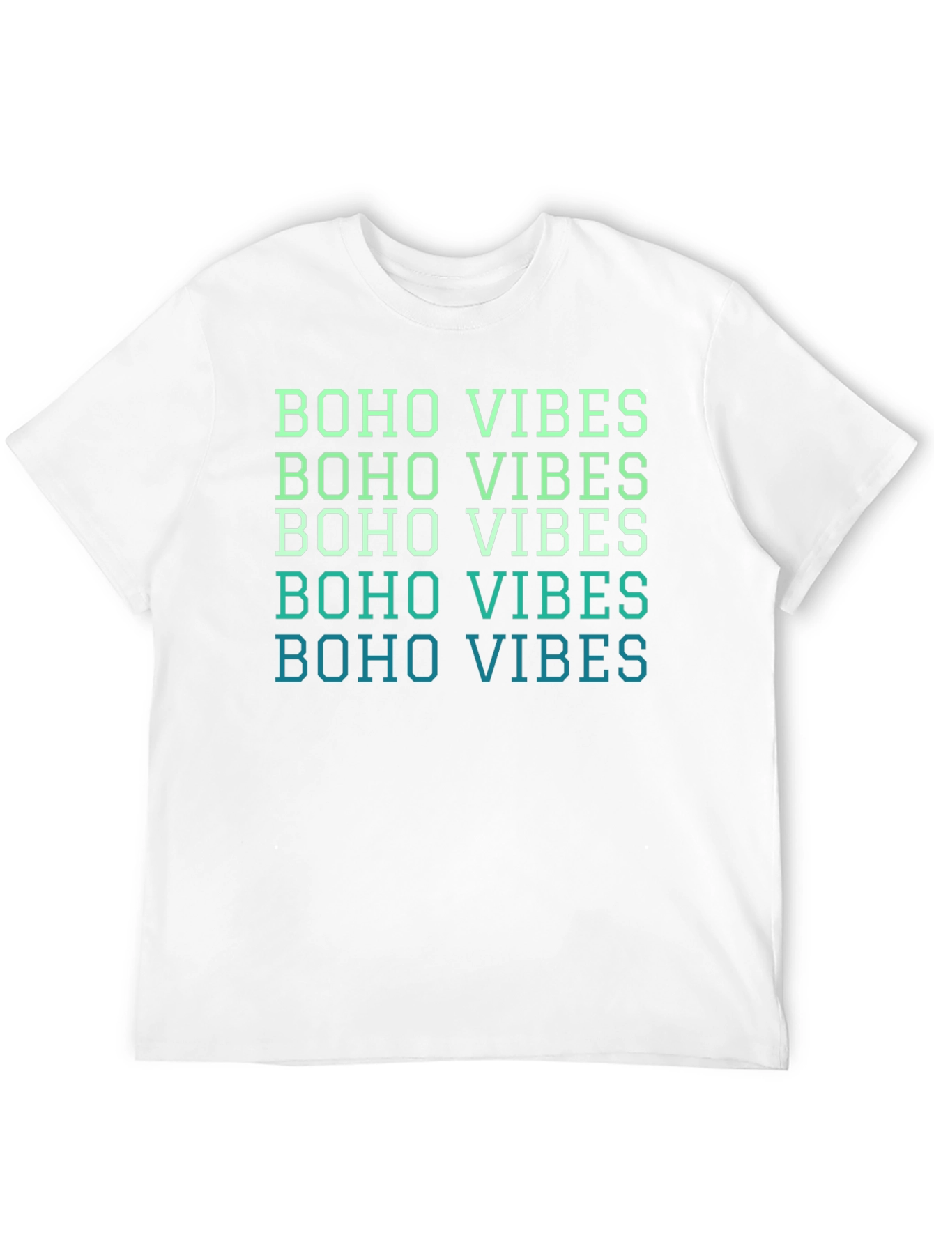 Black Boho Vibes Graphic Tee - Relaxed Fit Black T-Shirt view 12