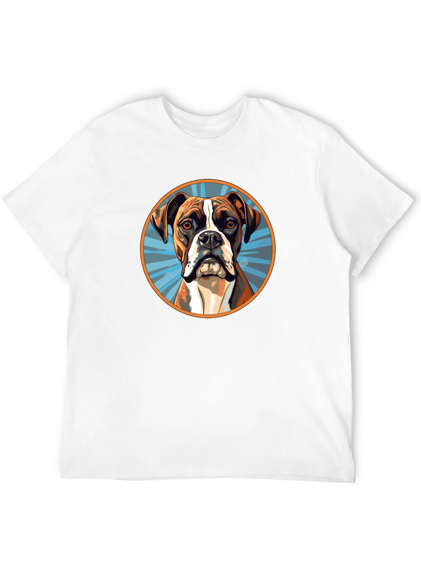 Black Boxer Dog Graphic Tee - Cool Canine T-Shirt view 12