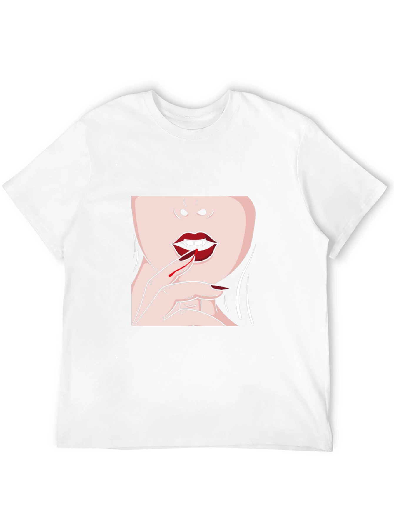 Black Vampire Kiss Graphic T-Shirt - Black view 12