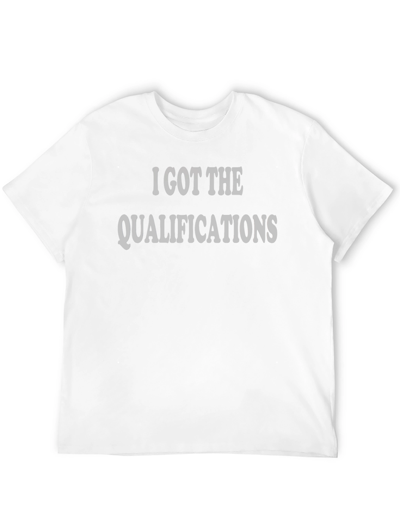 Black I Got The Qualifications T-Shirt - Mens view 12