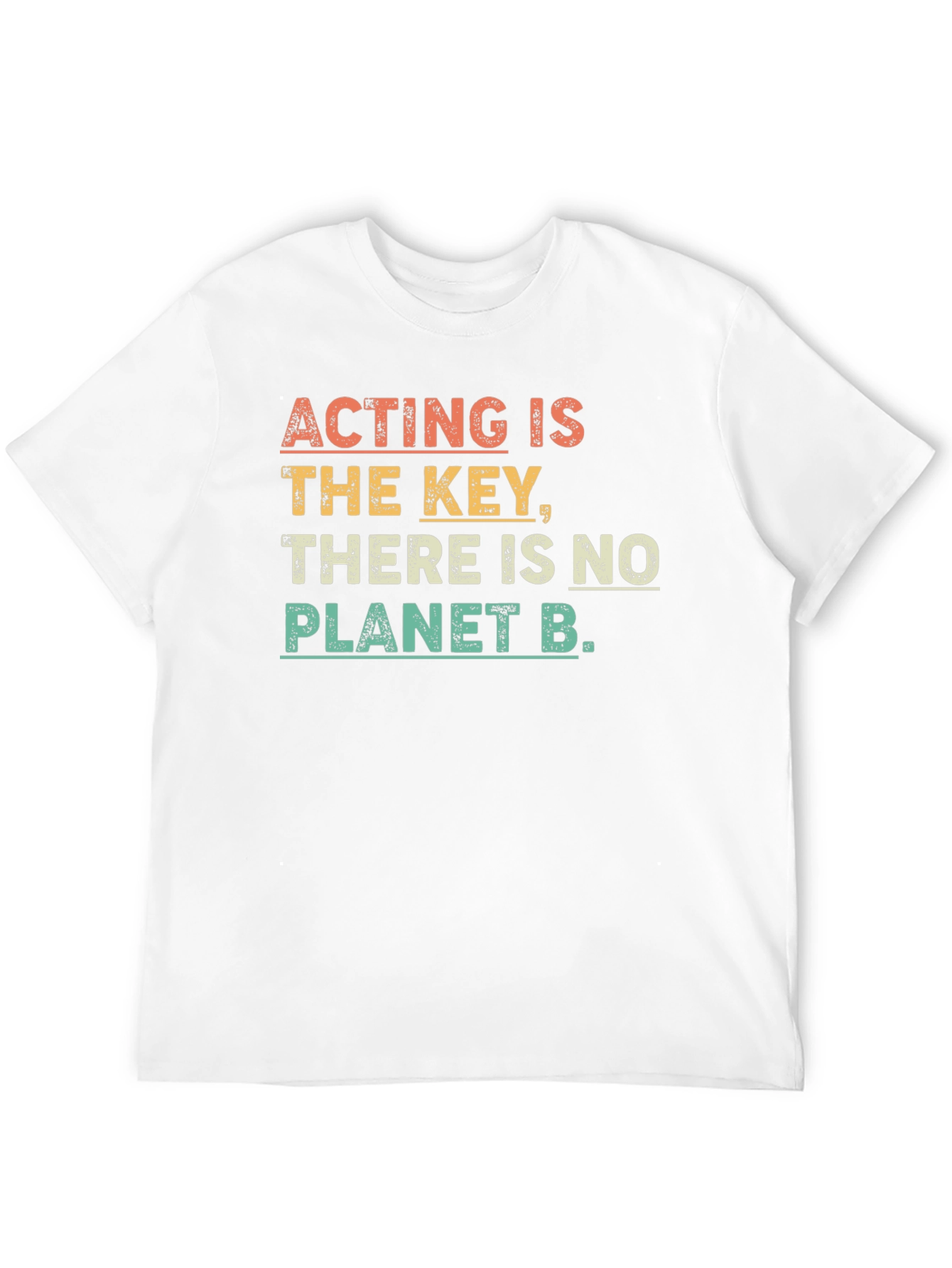 Black Acting is the Key Graphic Tee view 12