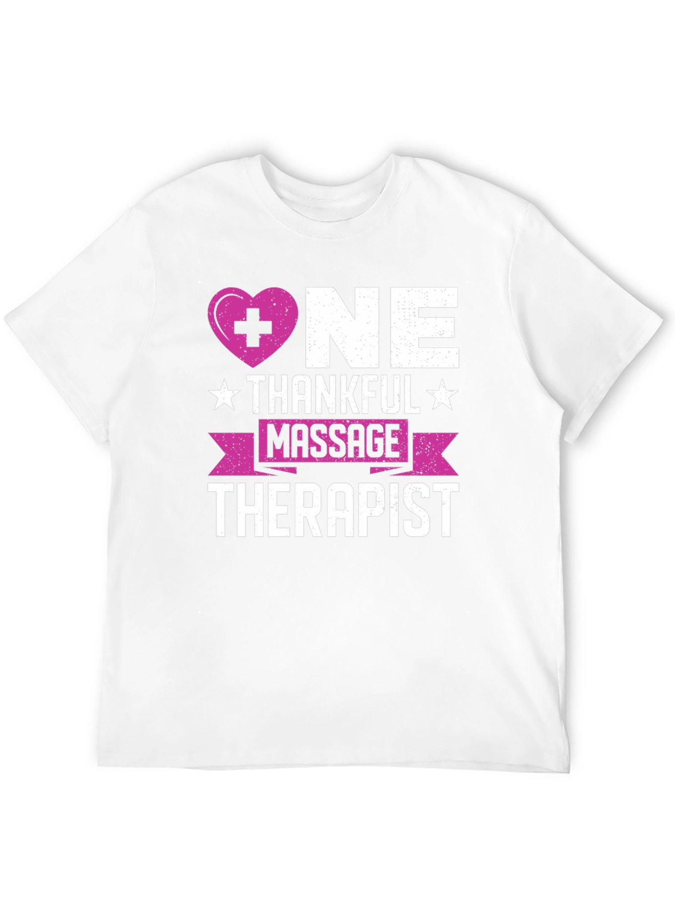 Black Thankful Massage Therapist T-Shirt view 12