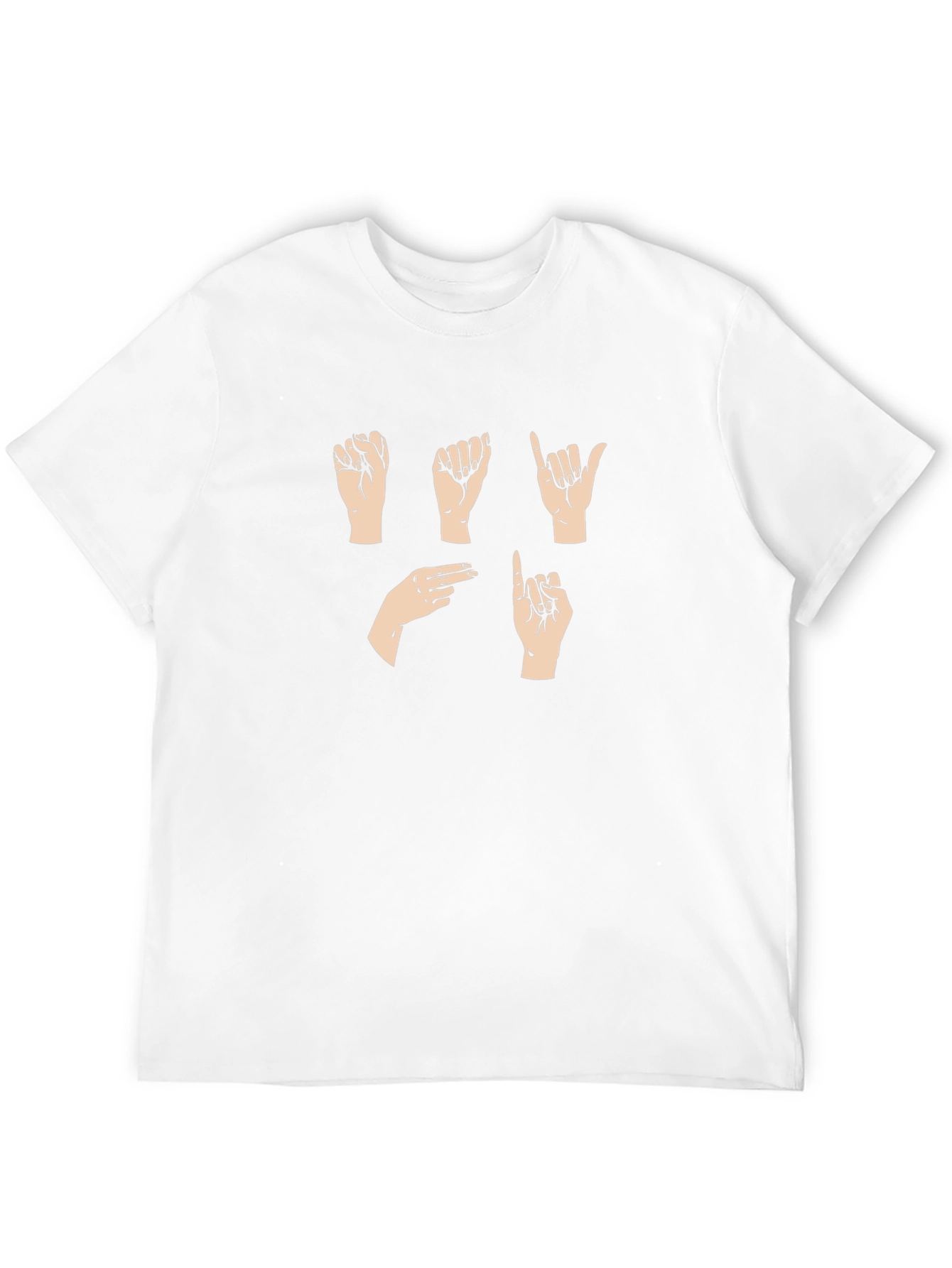 Black Sign Language Graphic Tee - Black view 12