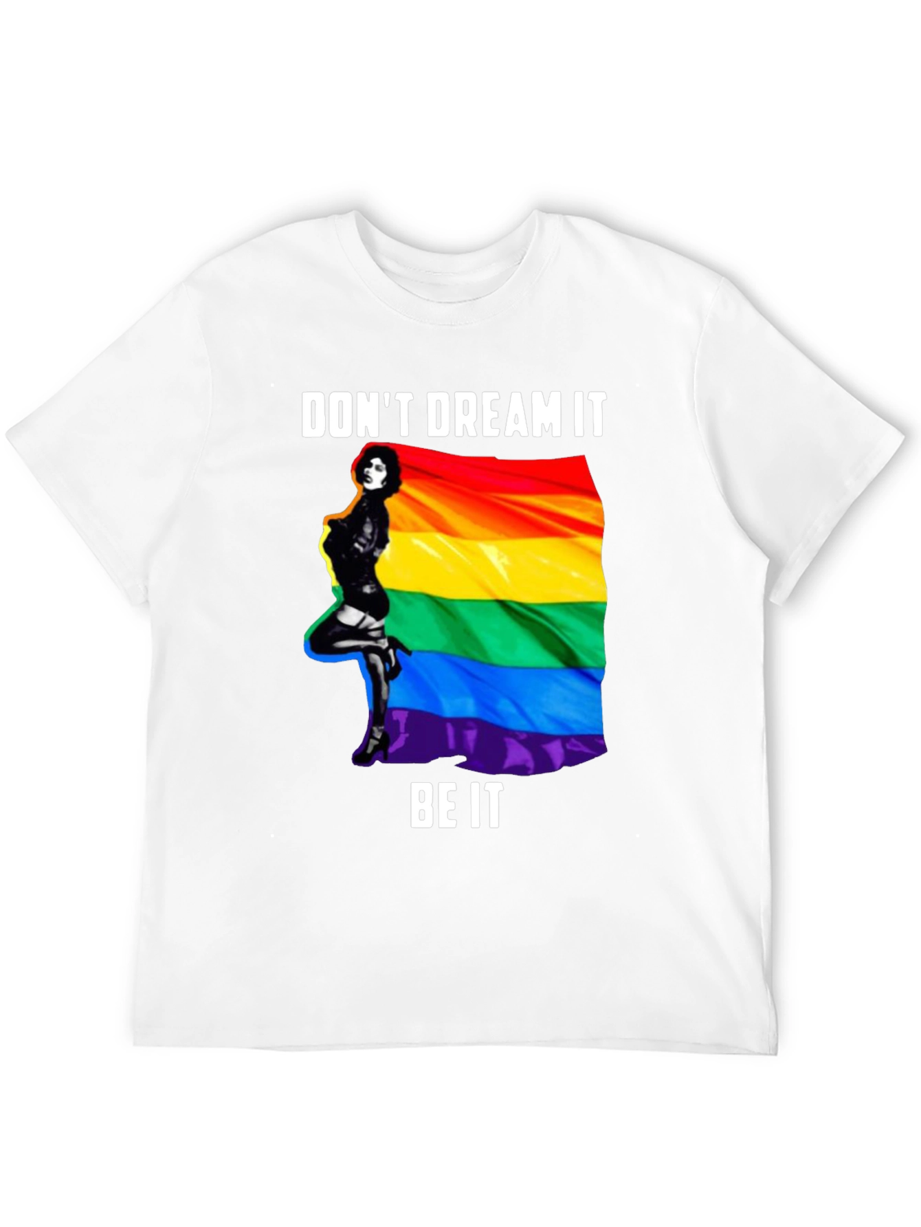 Black Don't Dream It Be It Pride T-Shirt view 12
