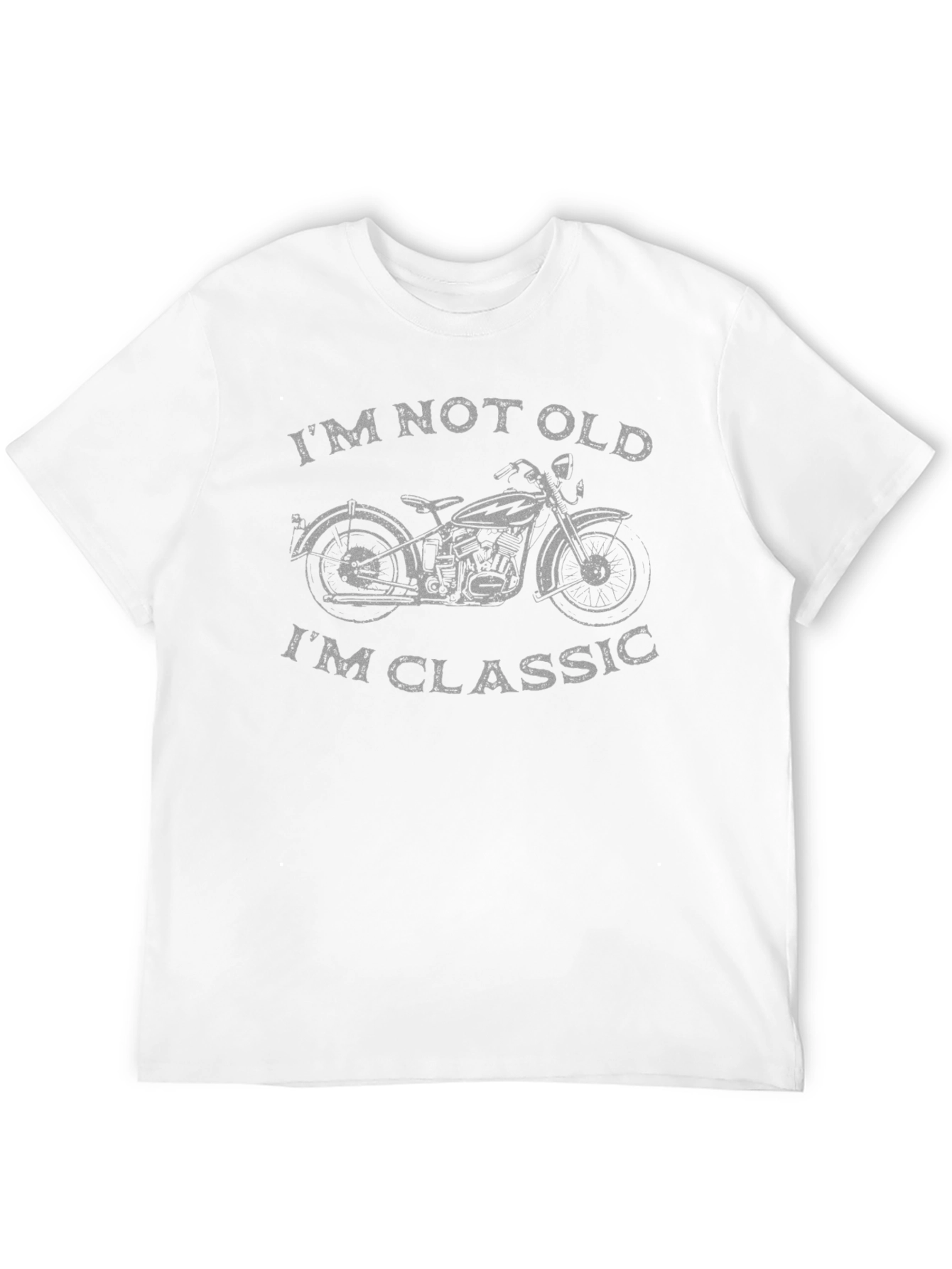 Black I'm Not Old I'm Classic Motorcycle T-Shirt view 12