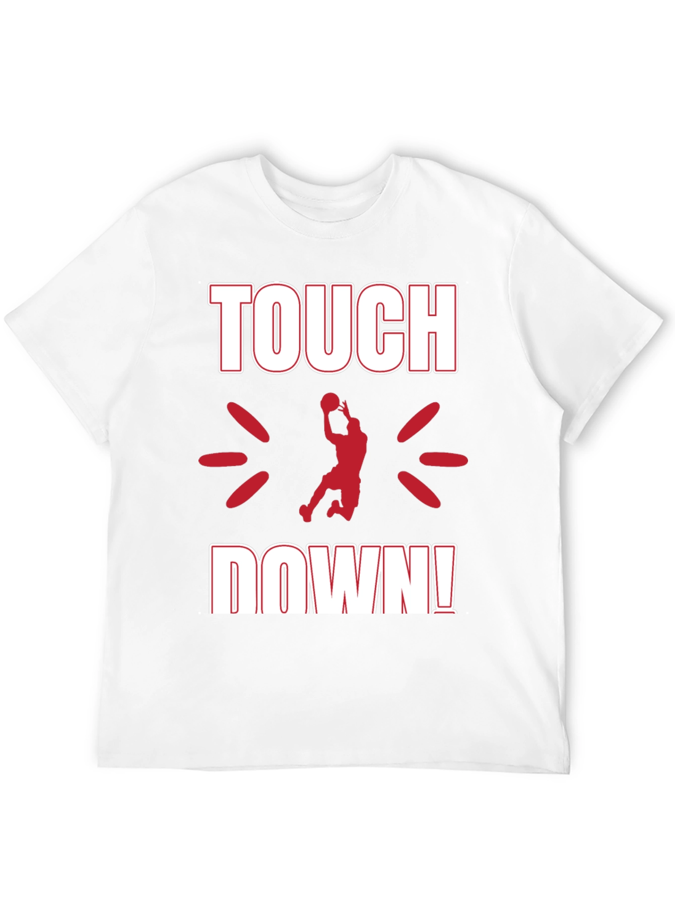 Black Touchdown Graphic Tee - Black Cotton Jersey view 12