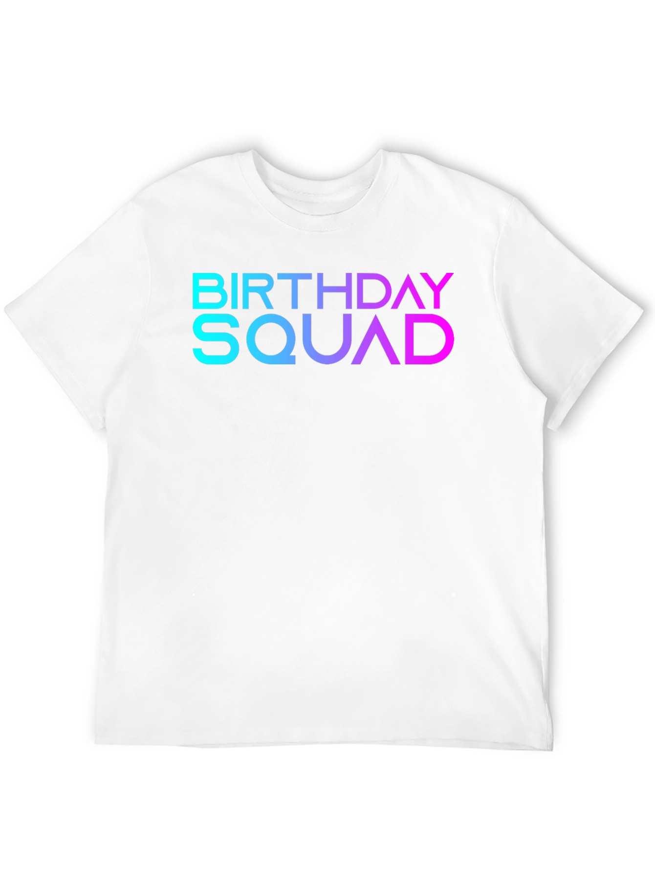 Black Birthday Squad Graphic T-Shirt view 12