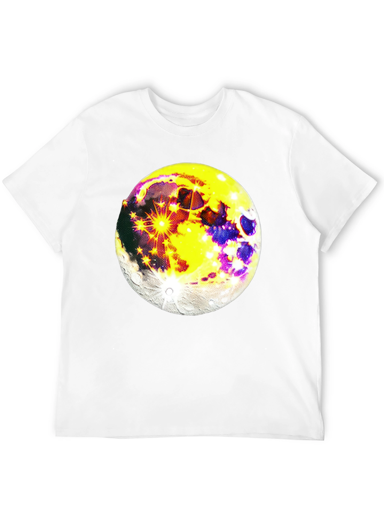 Black Moon Graphic Black T-Shirt - Celestial Style view 12