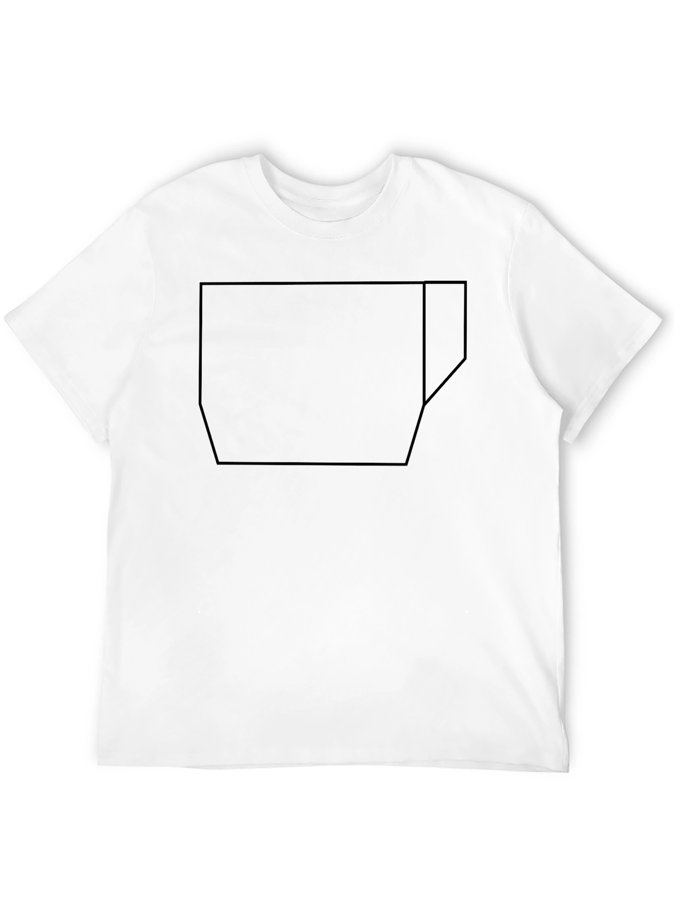 Black Men's Solid Black Casual T-Shirt view 12