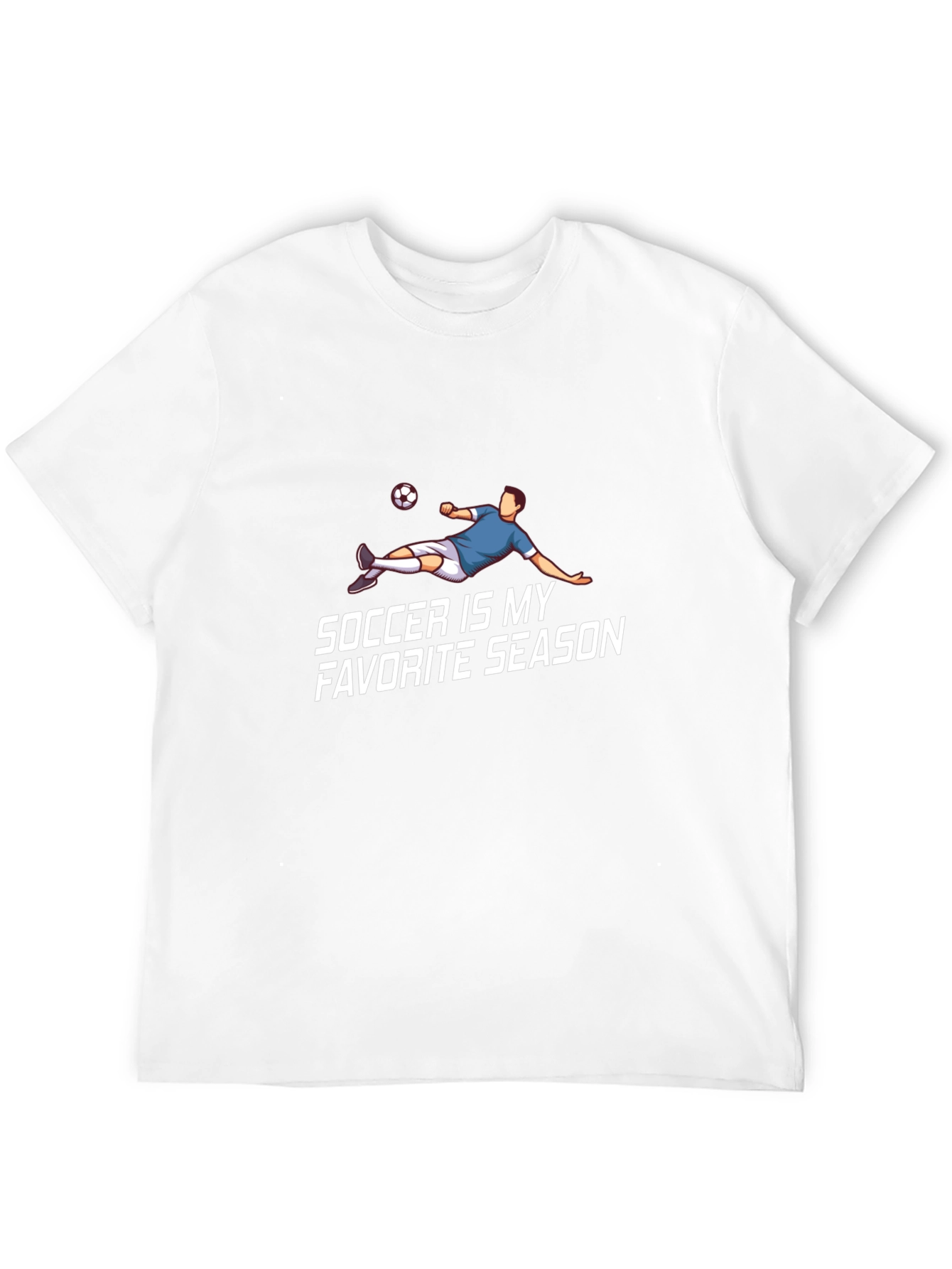 Black Soccer Is My Favorite Season T-Shirt view 12