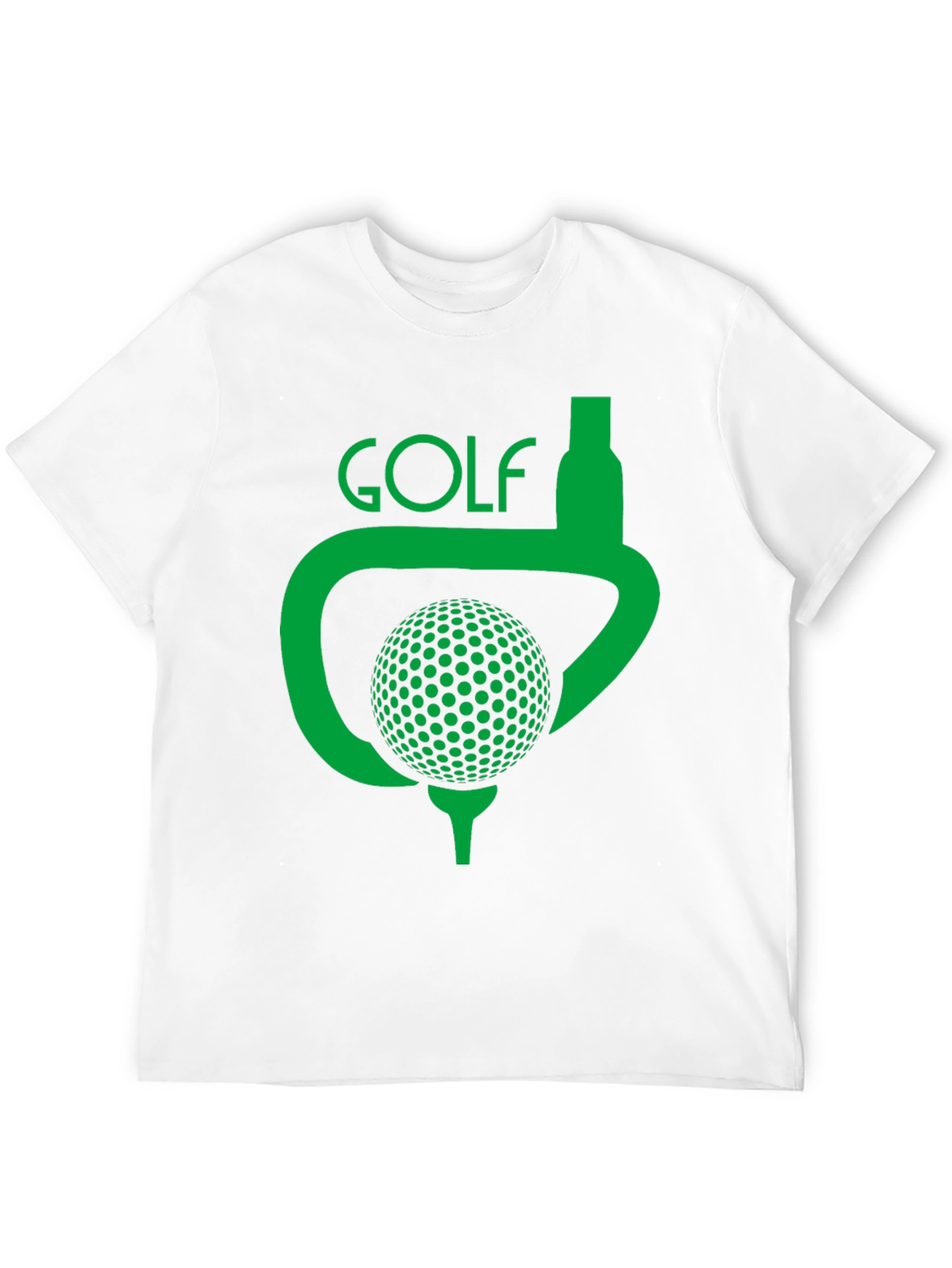 Black Golf Tee T-Shirt view 12