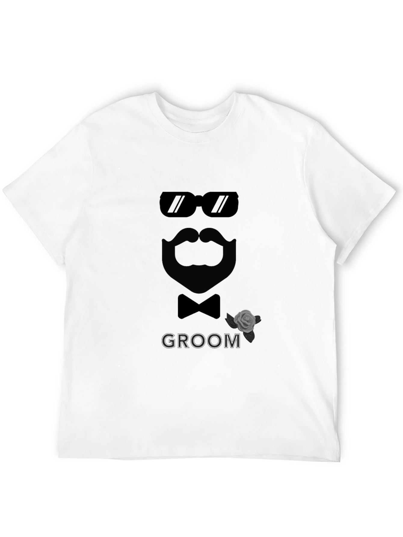Black Groom Graphic T-Shirt - Stylish Wedding Apparel view 12
